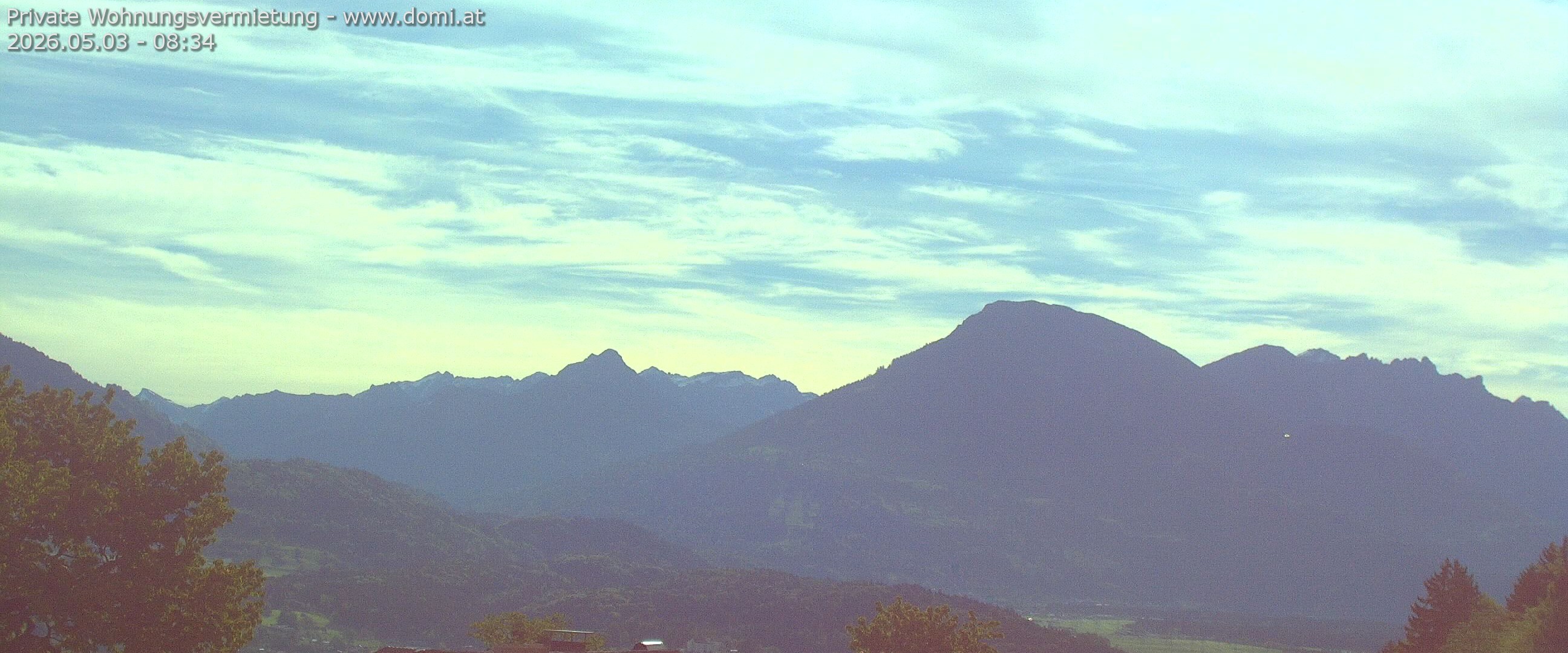 Archiv Foto Webcam Ausblick von Gampelün auf Walgau, Hoher Fraßen und Breithorn