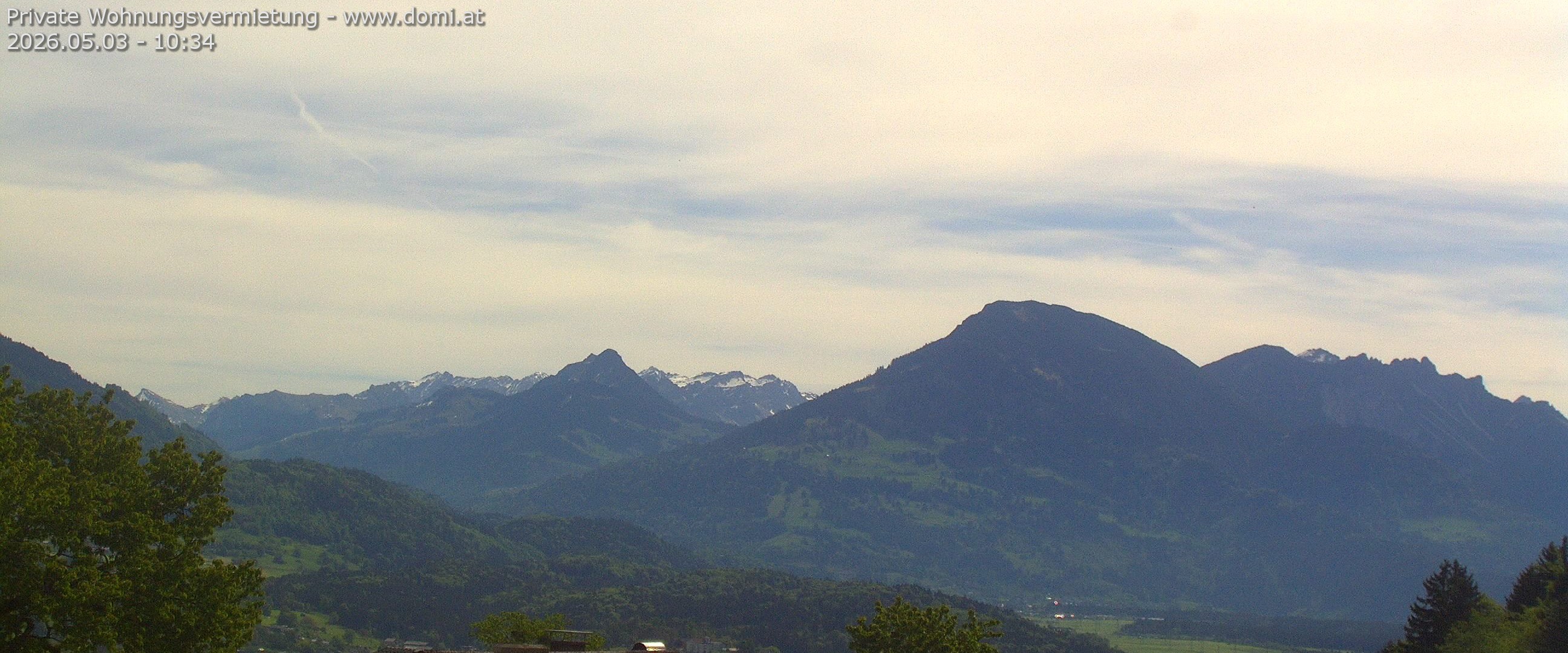 Archiv Foto Webcam Ausblick von Gampelün auf Walgau, Hoher Fraßen und Breithorn