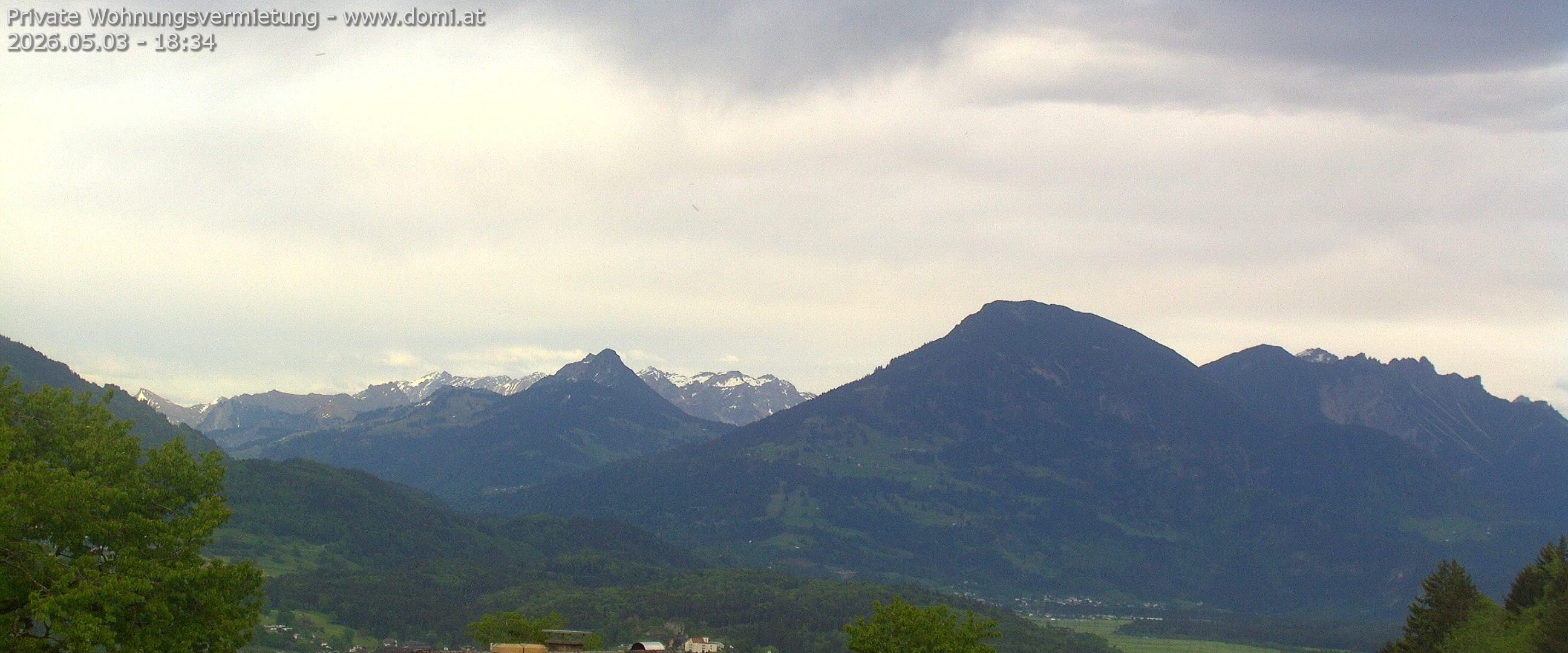 Archiv Foto Webcam Ausblick von Gampelün auf Walgau, Hoher Fraßen und Breithorn