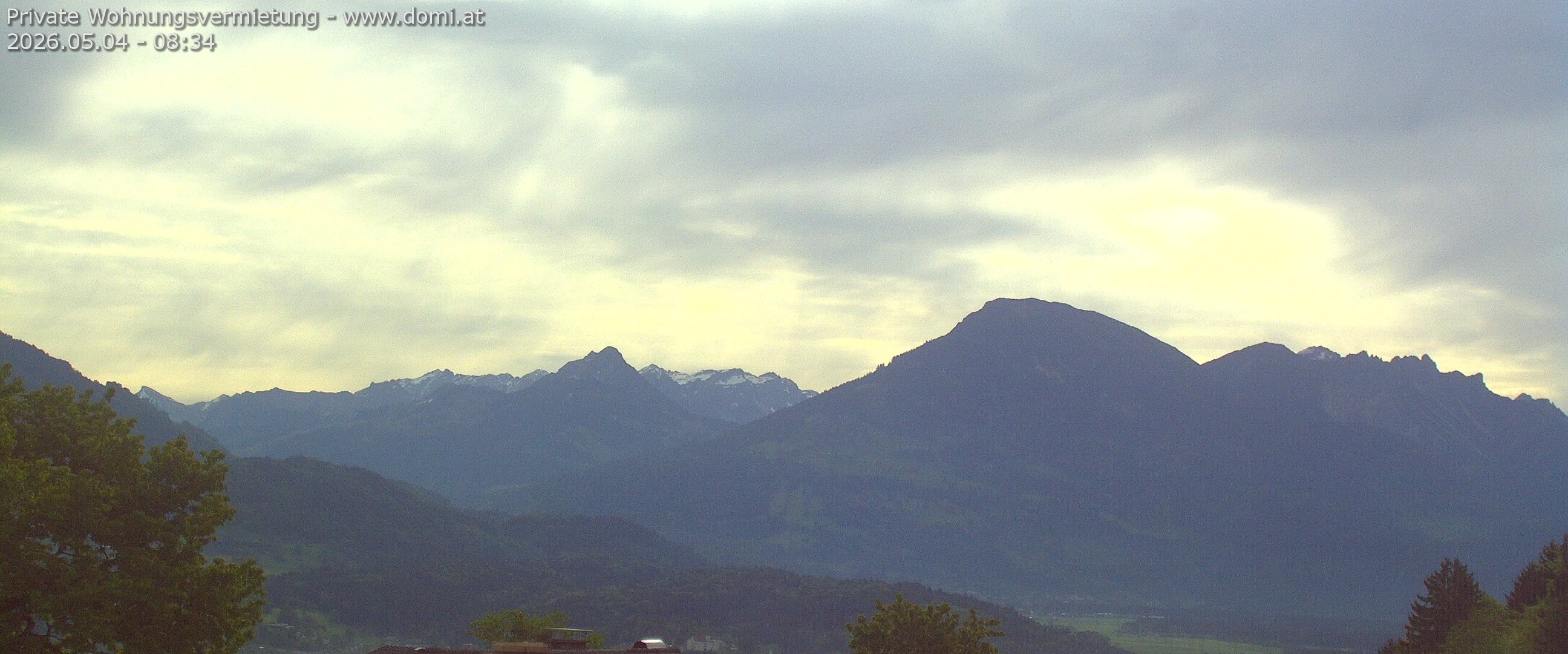 Archiv Foto Webcam Ausblick von Gampelün auf Walgau, Hoher Fraßen und Breithorn