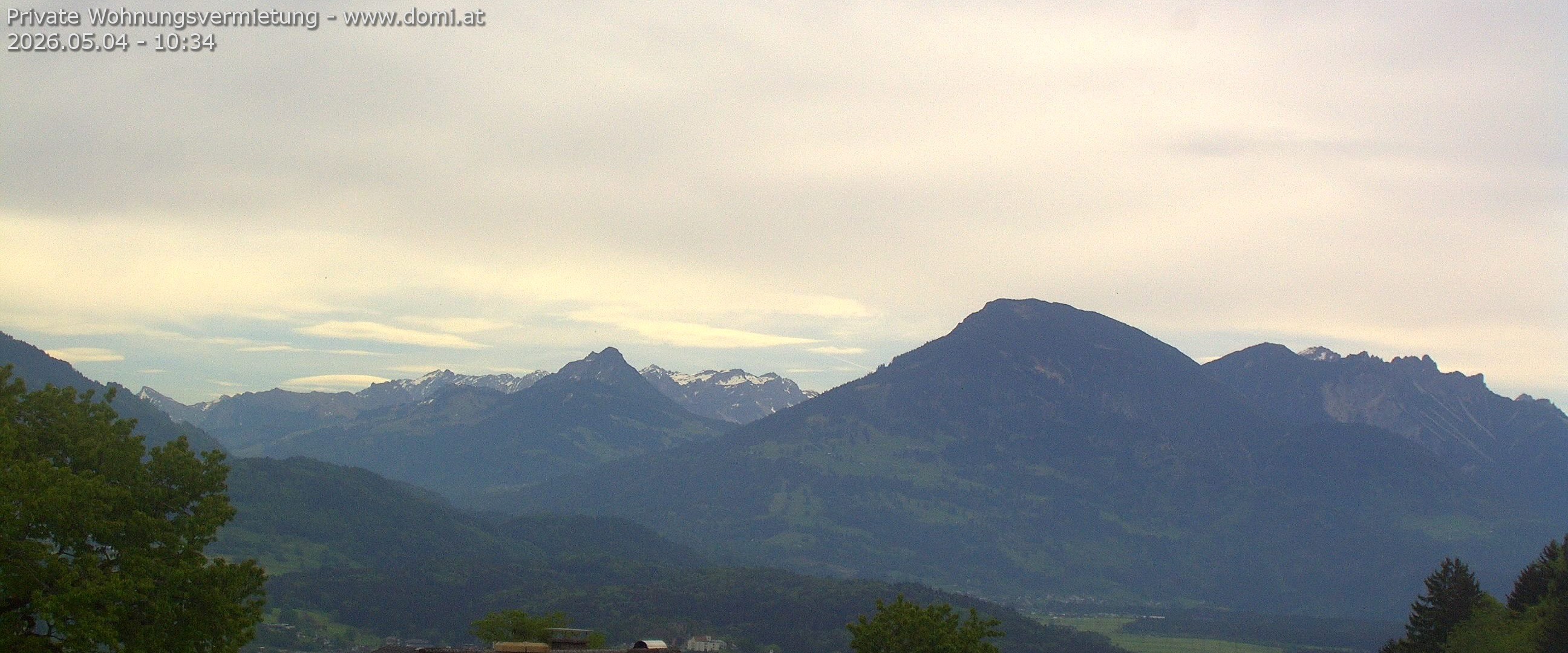 Archiv Foto Webcam Ausblick von Gampelün auf Walgau, Hoher Fraßen und Breithorn