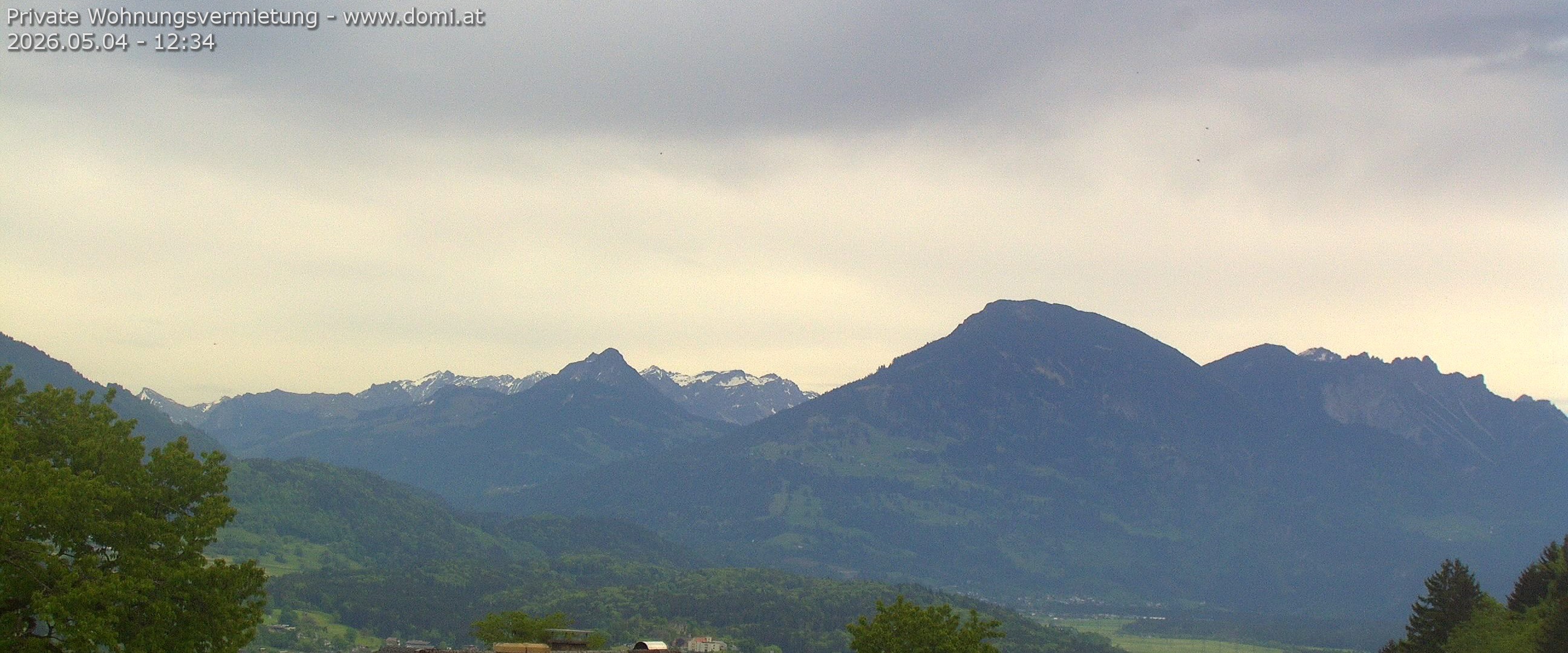 Archiv Foto Webcam Ausblick von Gampelün auf Walgau, Hoher Fraßen und Breithorn