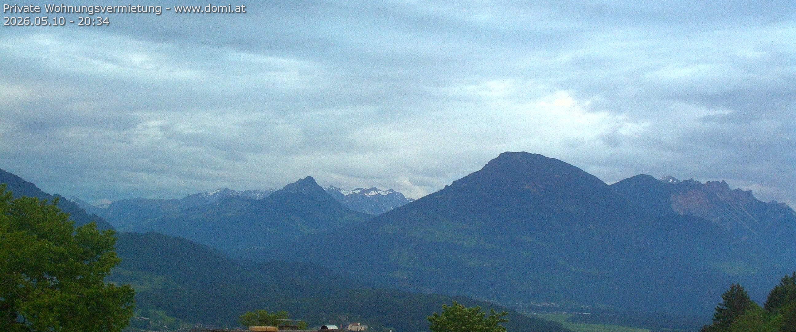 Archiv Foto Webcam Ausblick von Gampelün auf Walgau, Hoher Fraßen und Breithorn