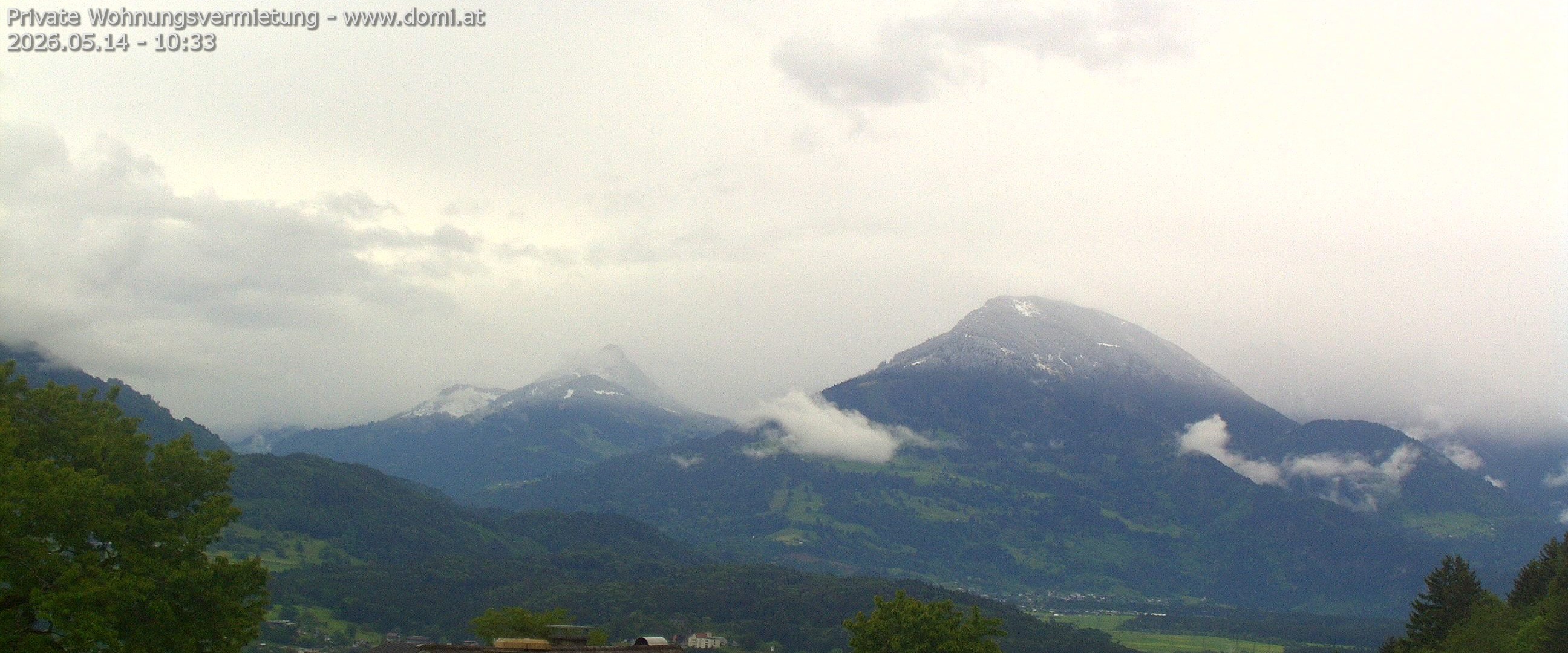Archiv Foto Webcam Ausblick von Gampelün auf Walgau, Hoher Fraßen und Breithorn