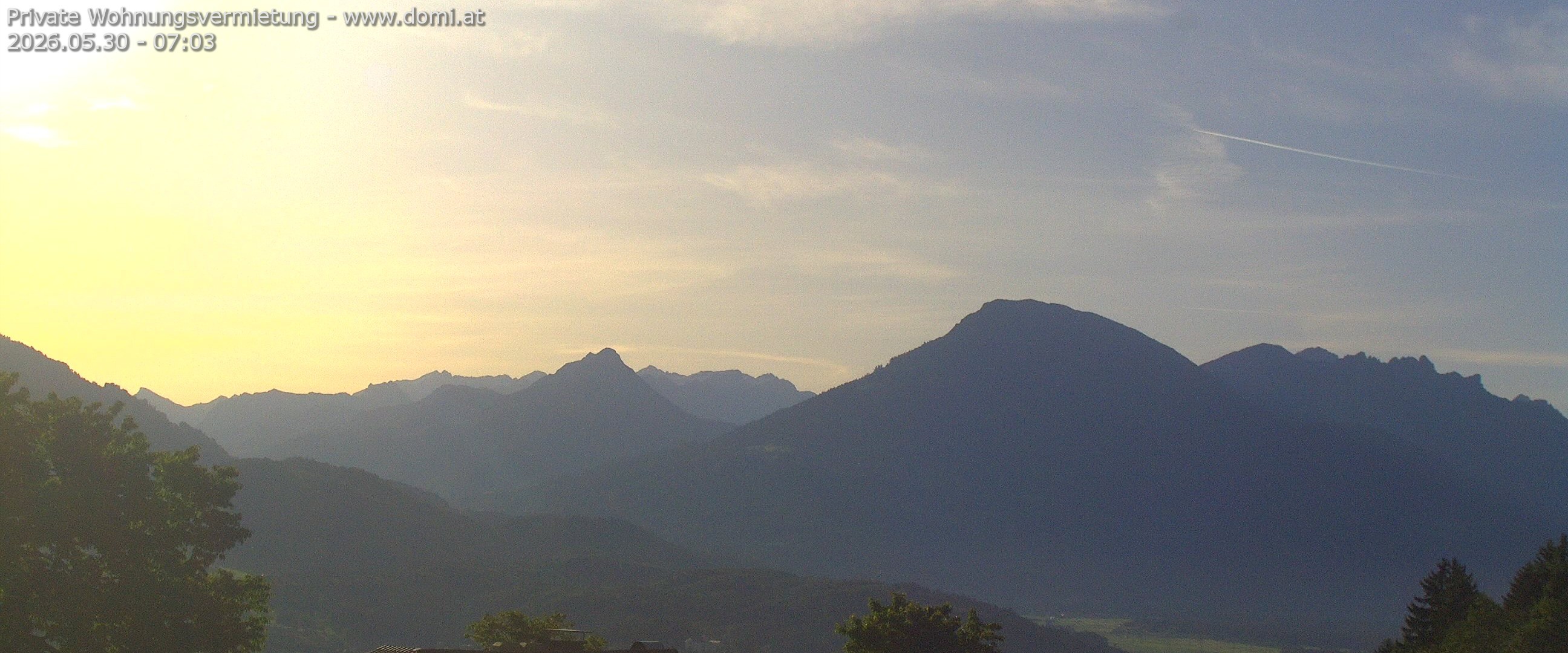 Archiv Foto Webcam Ausblick von Gampelün auf Walgau, Hoher Fraßen und Breithorn