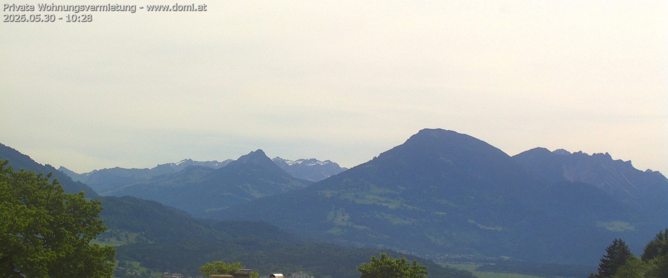 Archiv Foto Webcam Ausblick von Gampelün auf Walgau, Hoher Fraßen und Breithorn