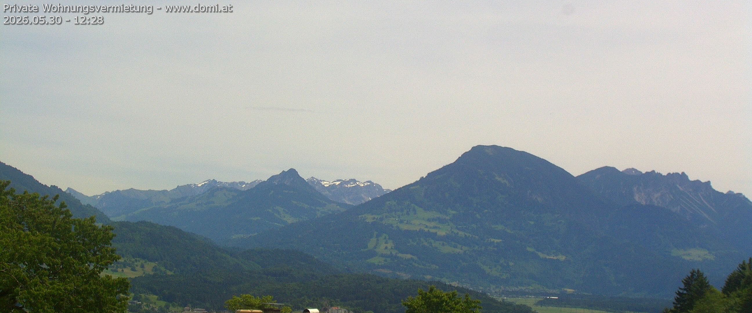 Archiv Foto Webcam Ausblick von Gampelün auf Walgau, Hoher Fraßen und Breithorn