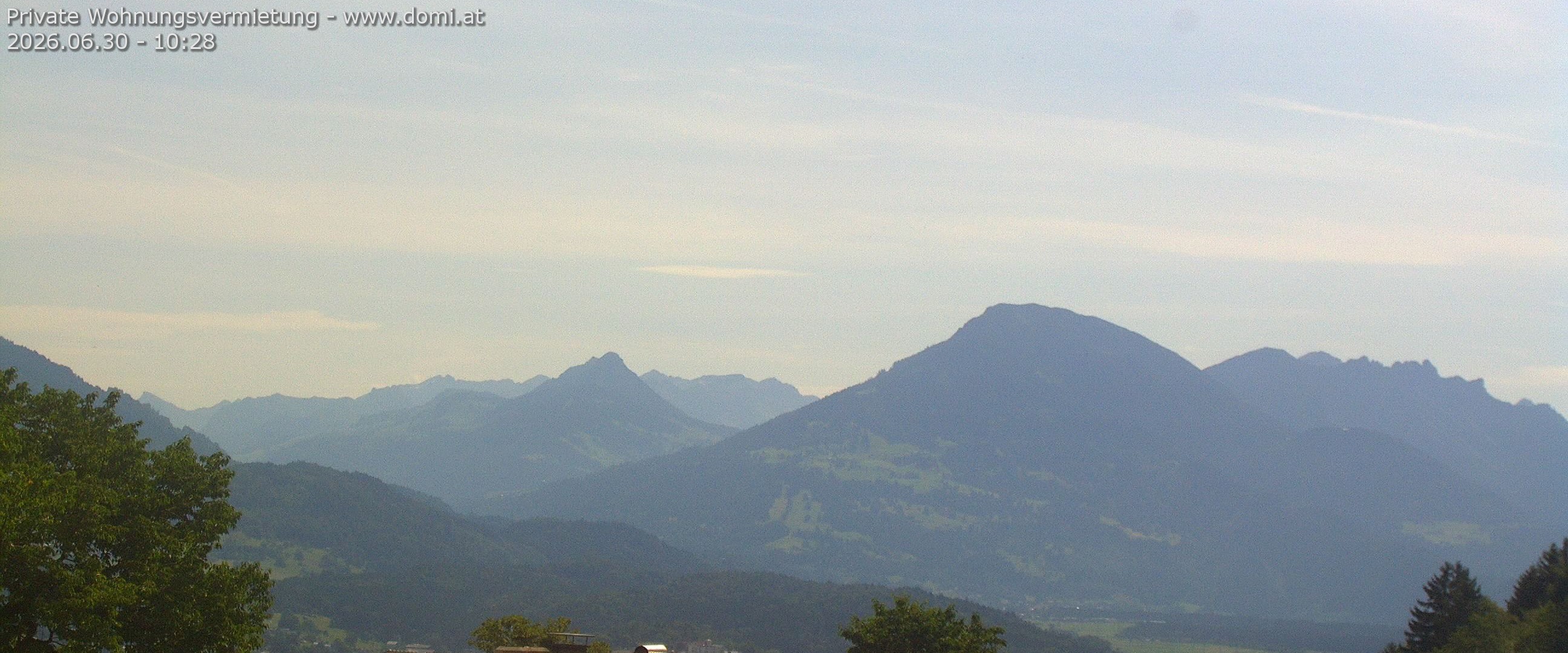 Archiv Foto Webcam Ausblick von Gampelün auf Walgau, Hoher Fraßen und Breithorn