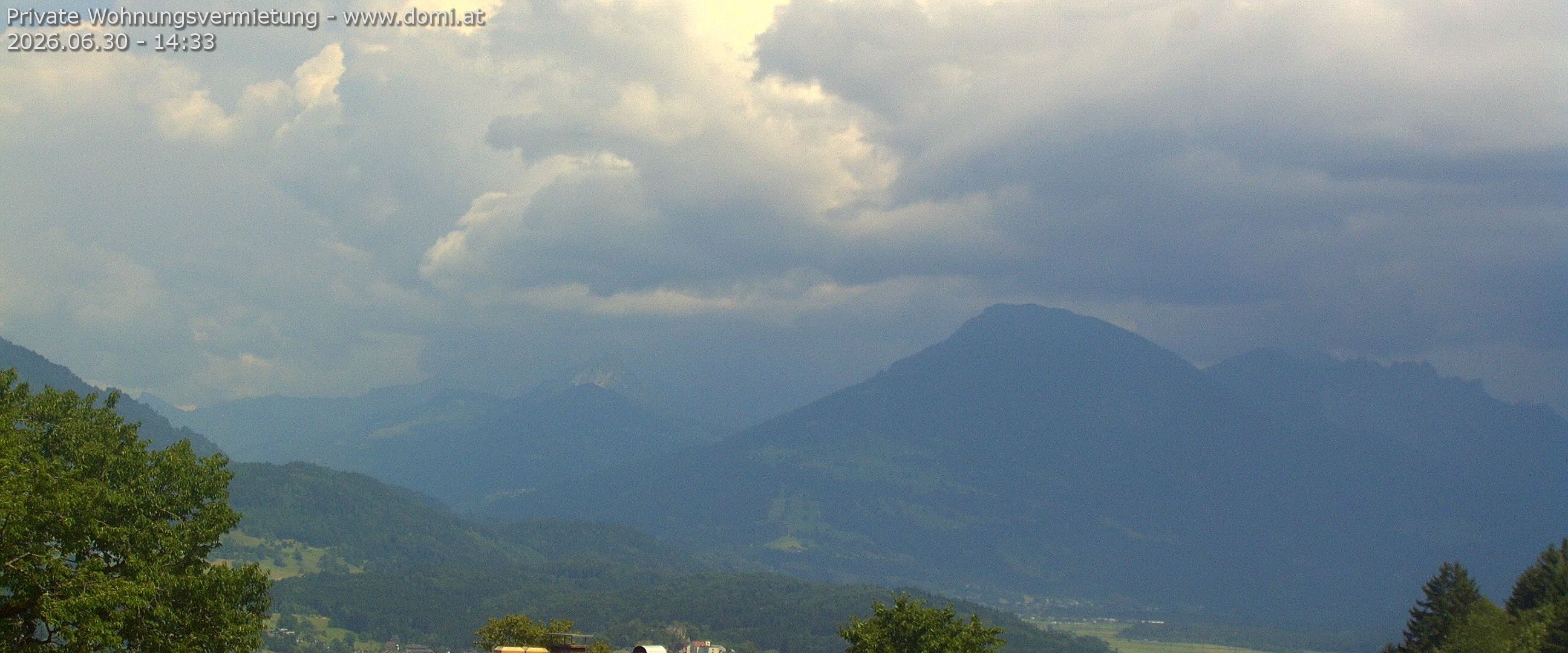 Archiv Foto Webcam Ausblick von Gampelün auf Walgau, Hoher Fraßen und Breithorn