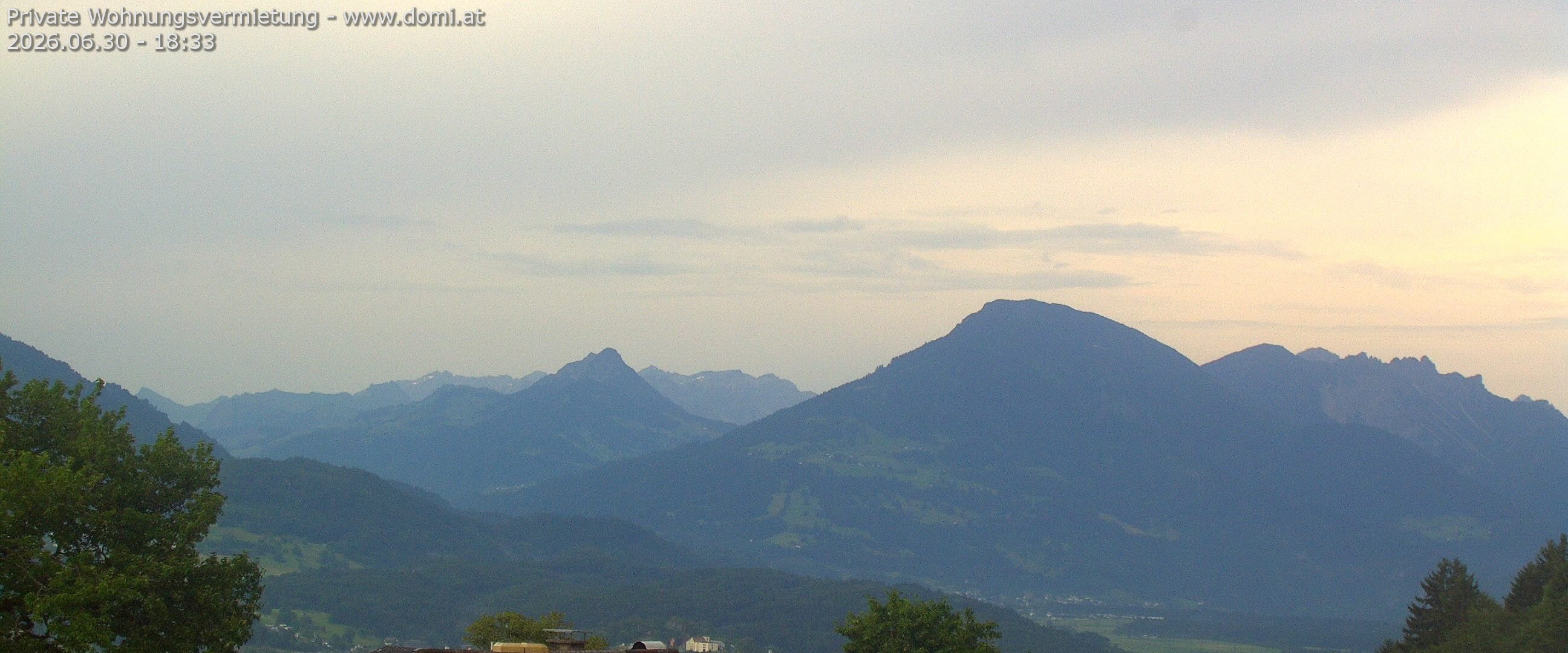 Archiv Foto Webcam Ausblick von Gampelün auf Walgau, Hoher Fraßen und Breithorn