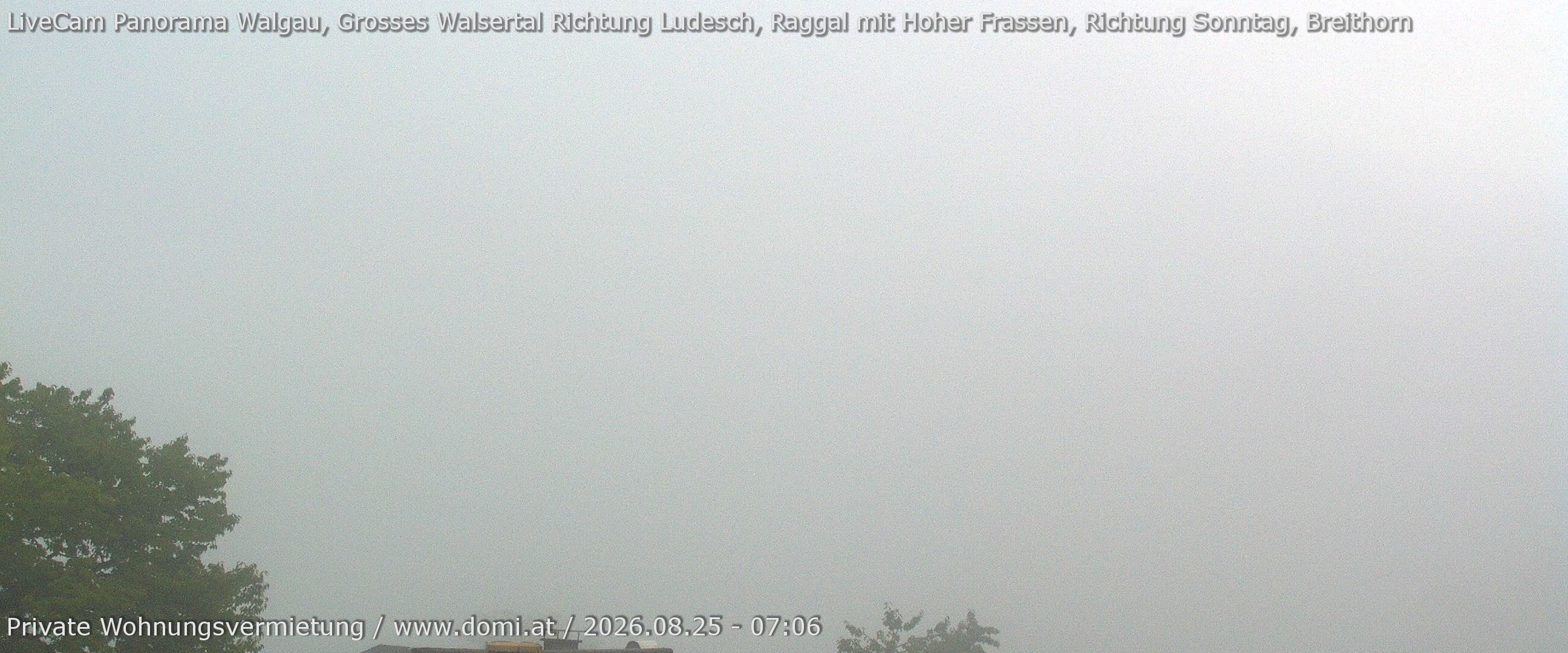 Archiv Foto Webcam Ausblick von Gampelün auf Walgau, Hoher Fraßen und Breithorn