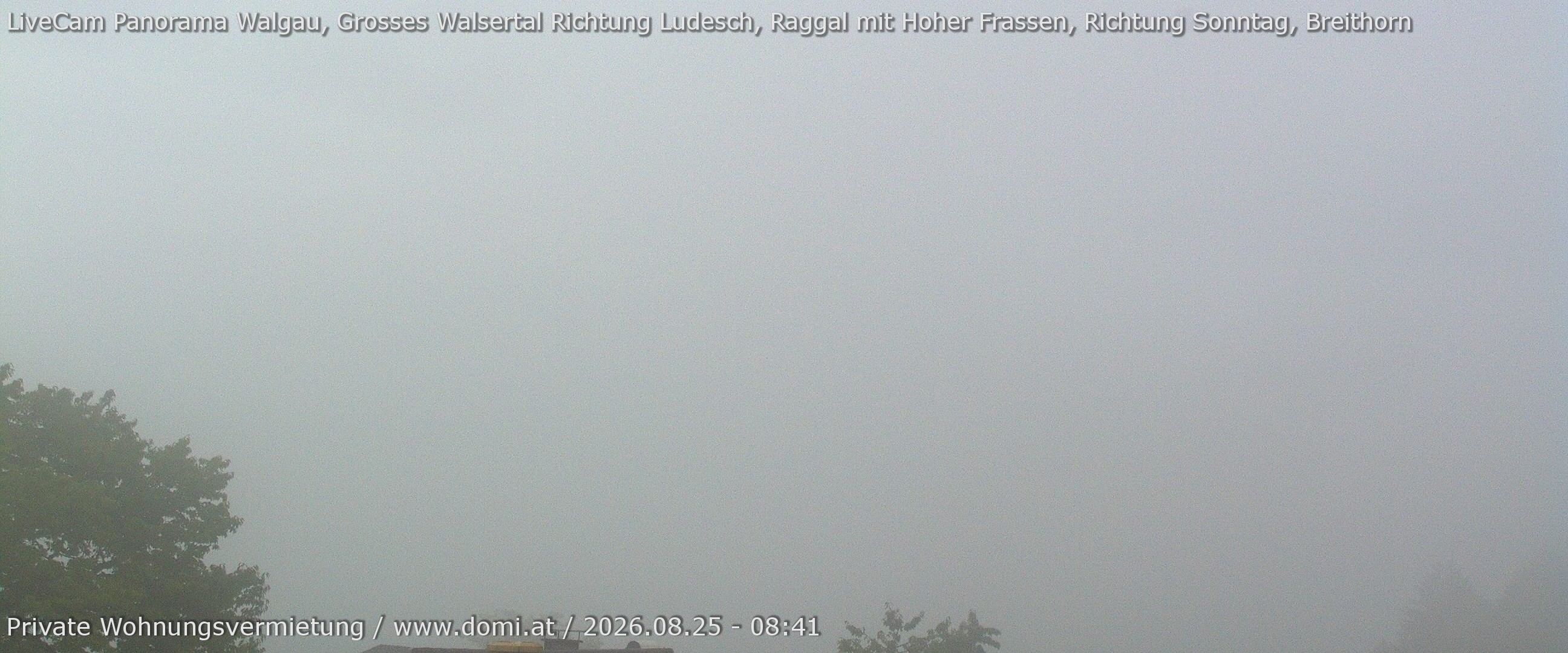 Archiv Foto Webcam Ausblick von Gampelün auf Walgau, Hoher Fraßen und Breithorn