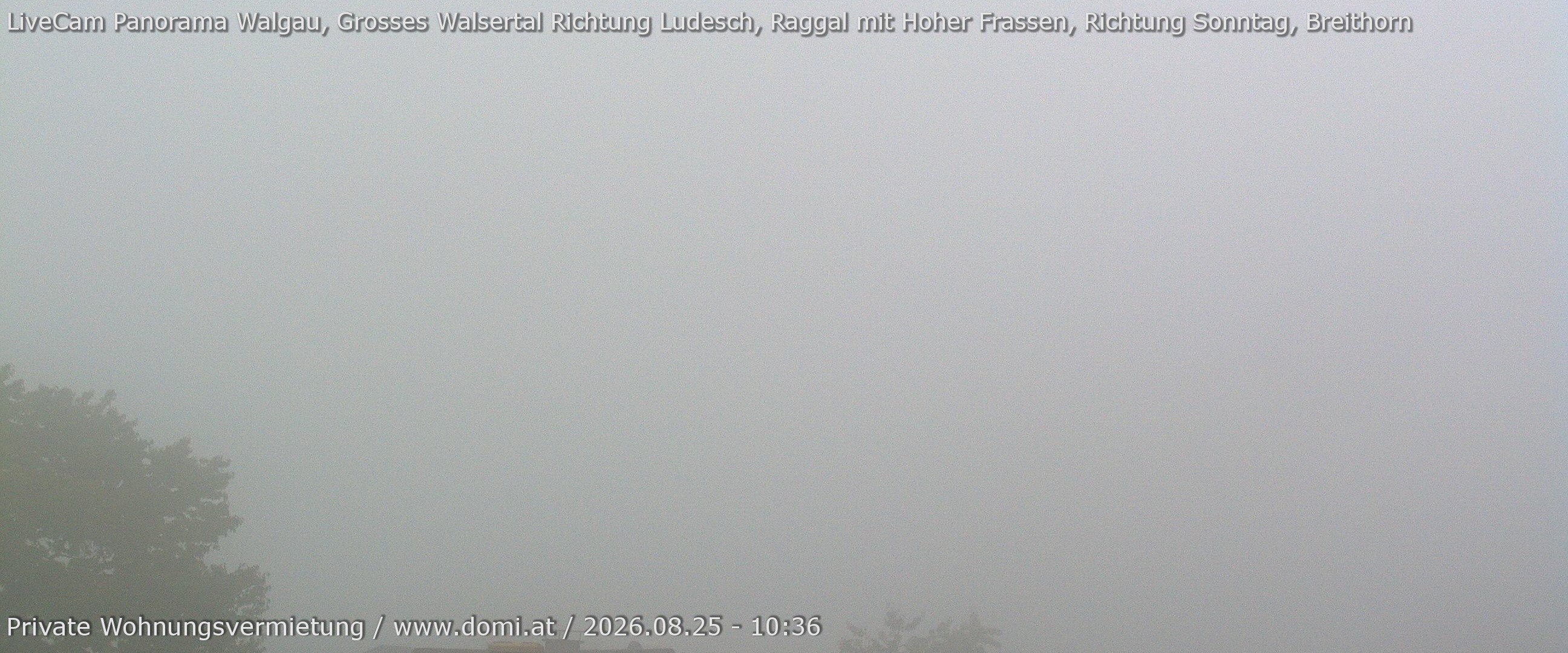 Archiv Foto Webcam Ausblick von Gampelün auf Walgau, Hoher Fraßen und Breithorn