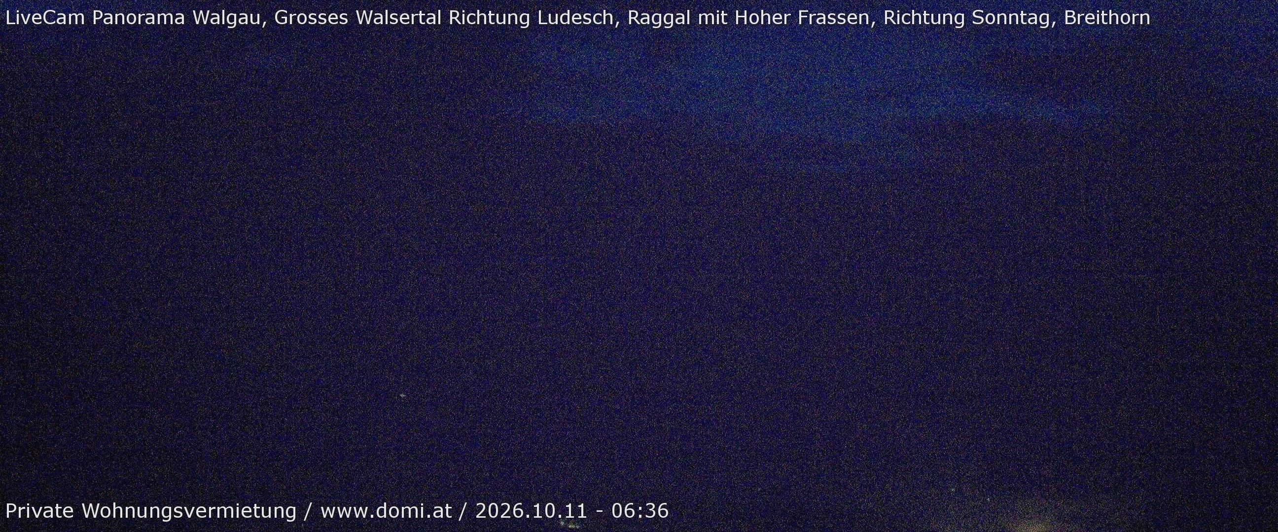 Archiv Foto Webcam Ausblick von Gampelün auf Walgau, Hoher Fraßen und Breithorn