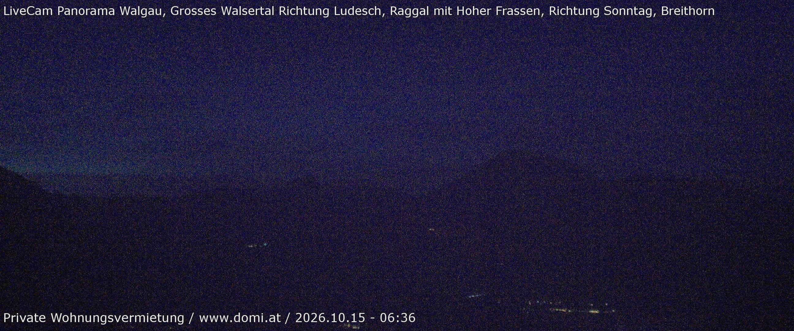 Archiv Foto Webcam Ausblick von Gampelün auf Walgau, Hoher Fraßen und Breithorn