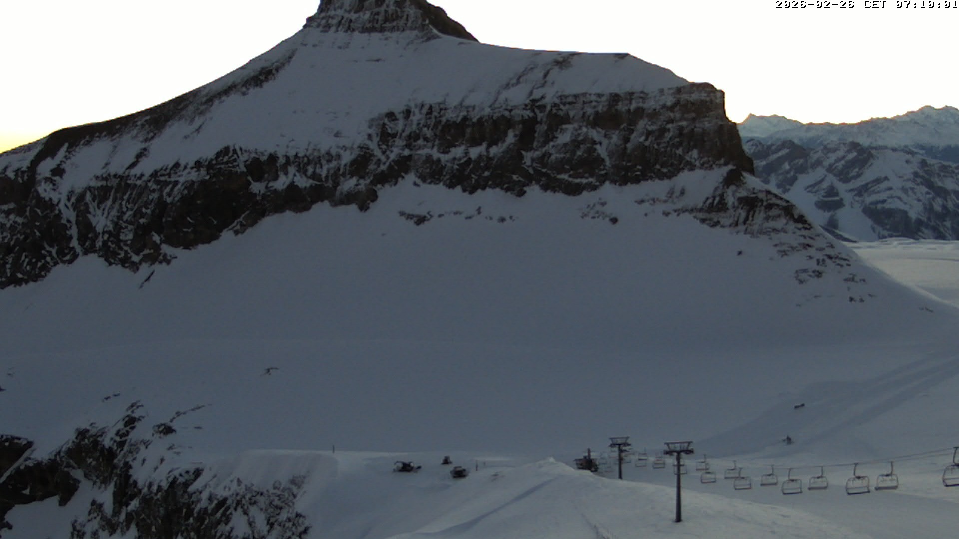 Archived image Webcam Alpin Coaster Scex Rouge at Glacier 3000