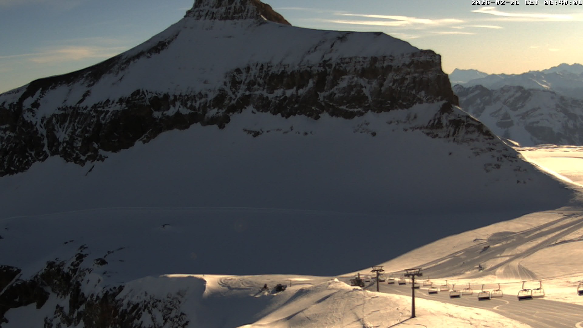 Archived image Webcam Alpin Coaster Scex Rouge at Glacier 3000