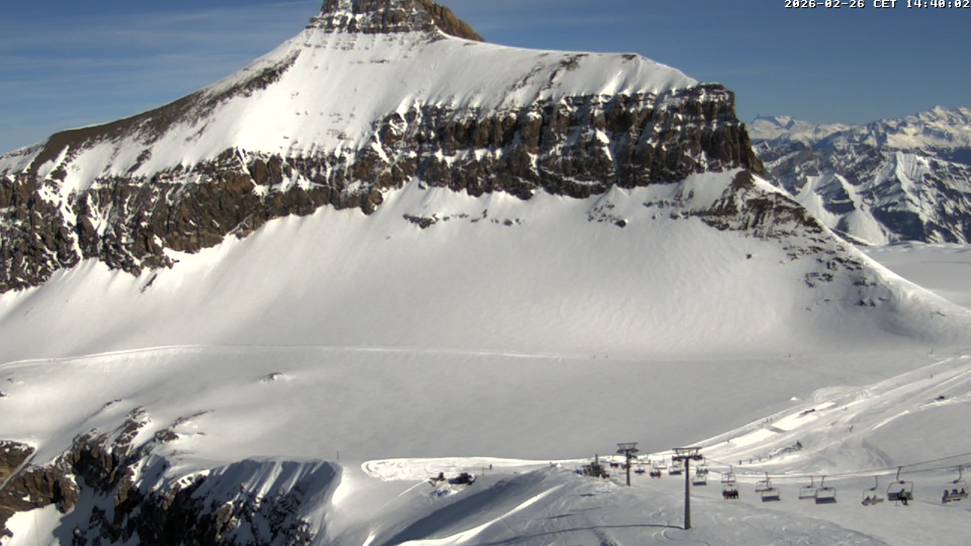 Archived image Webcam Alpin Coaster Scex Rouge at Glacier 3000