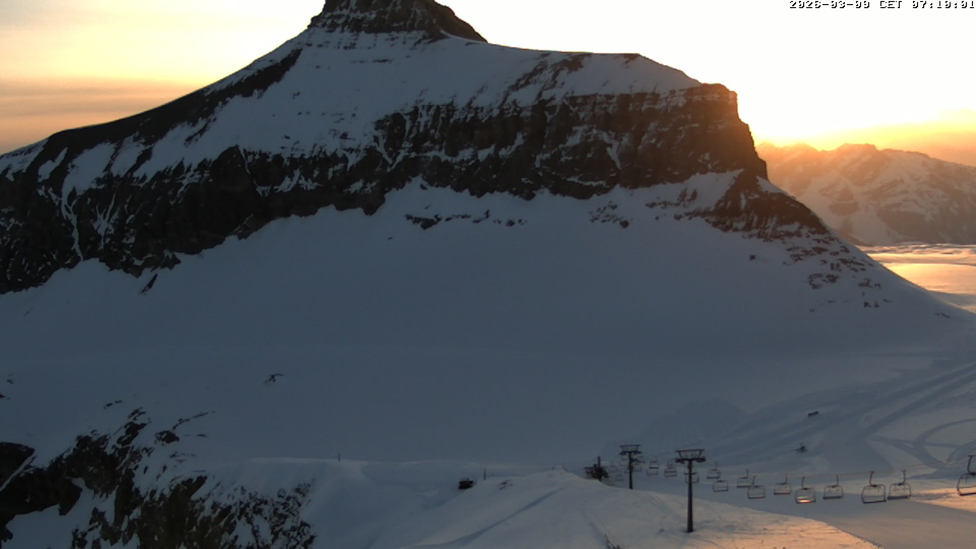 Archiv Foto Webcam Glacier 3000: Scex Rouge Alpine Coaster