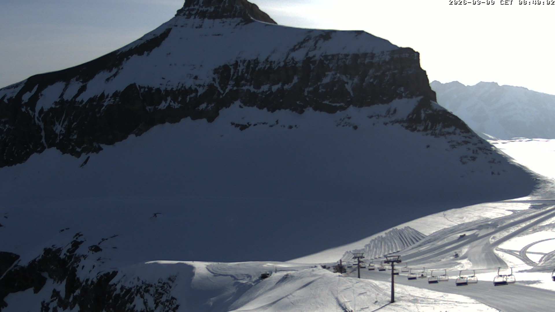 Archiv Foto Webcam Glacier 3000: Scex Rouge Alpine Coaster