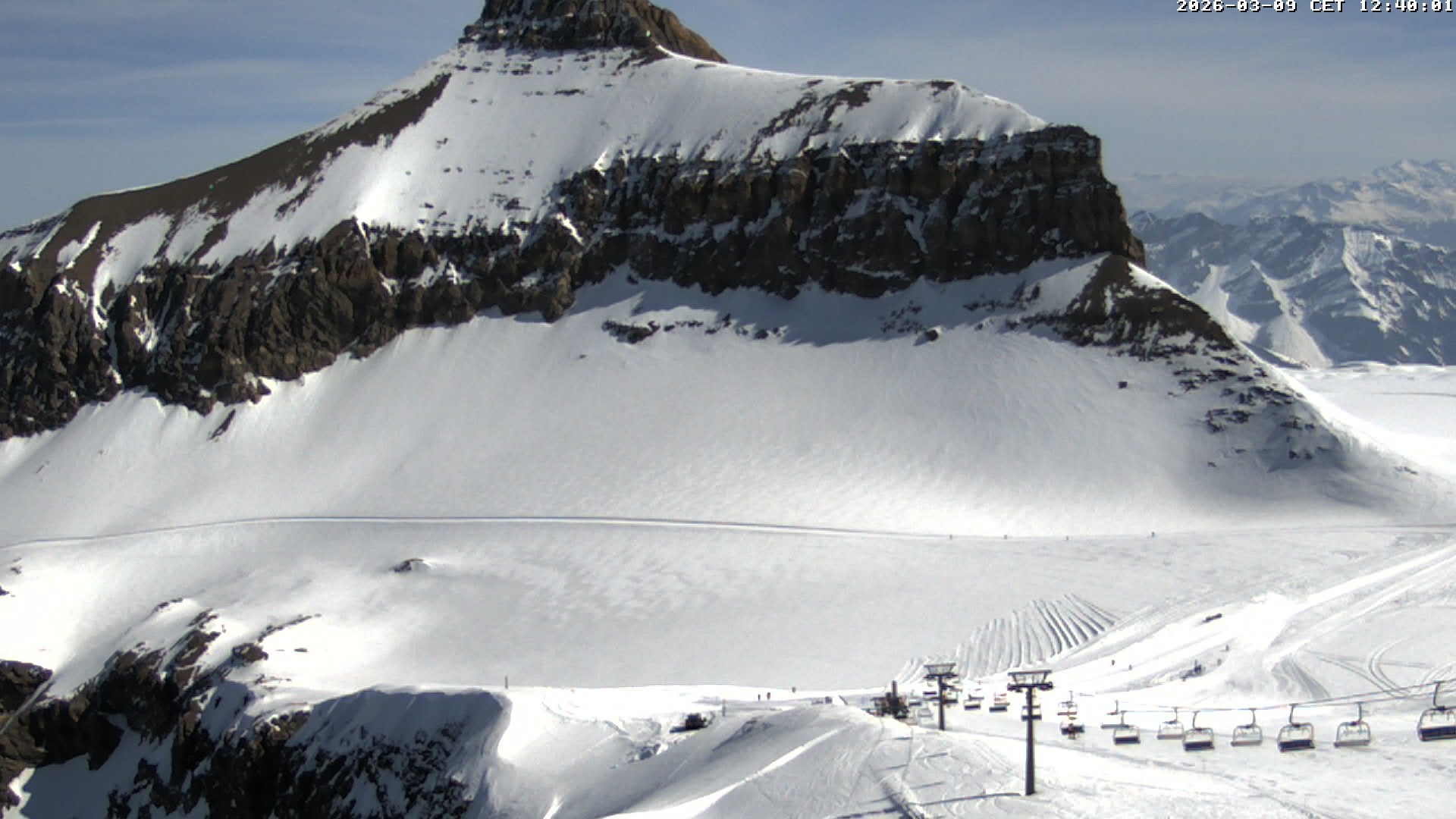 Archiv Foto Webcam Glacier 3000: Scex Rouge Alpine Coaster