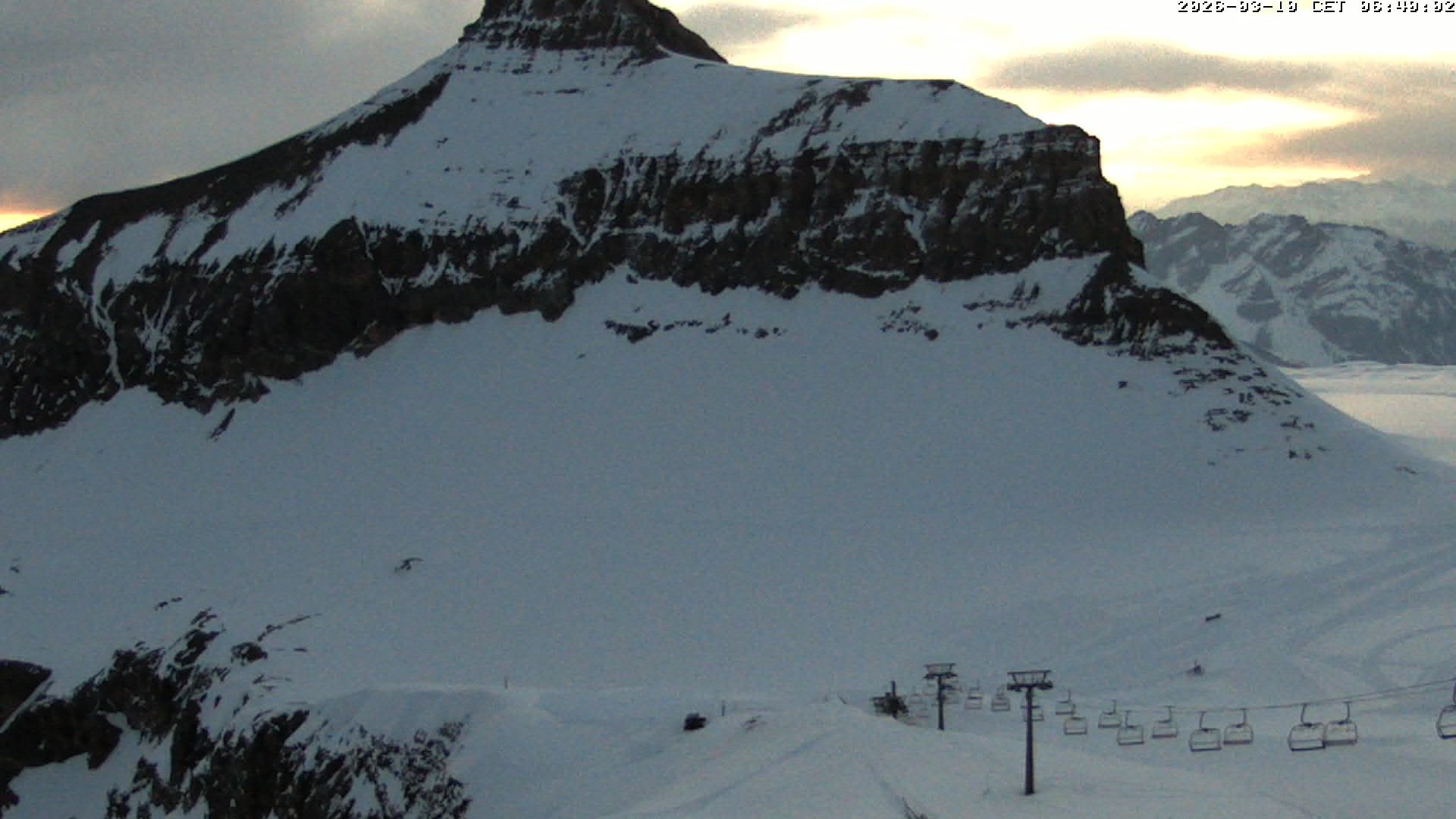 Archiv Foto Webcam Glacier 3000: Scex Rouge Alpine Coaster