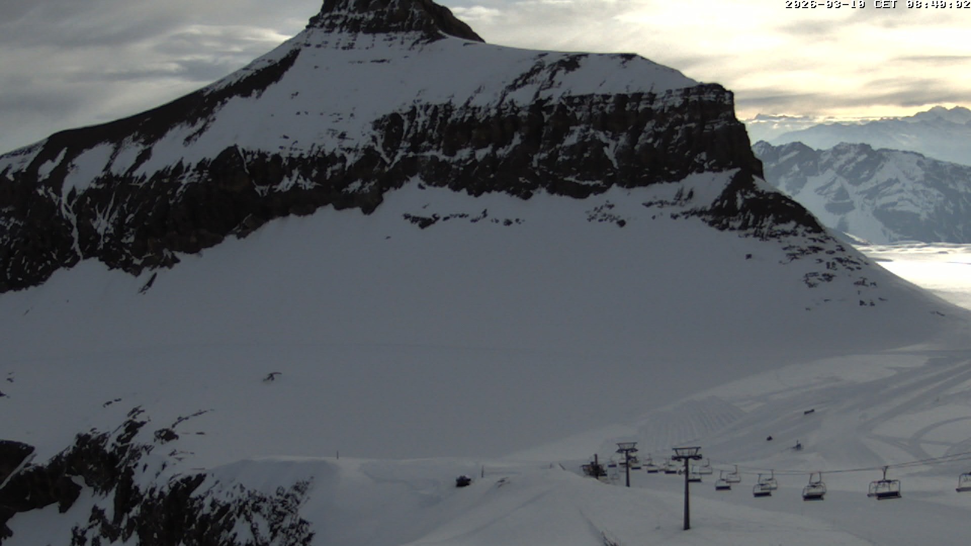 Archiv Foto Webcam Glacier 3000: Scex Rouge Alpine Coaster