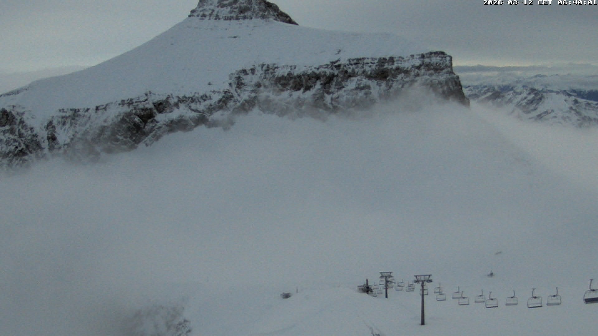 Archiv Foto Webcam Glacier 3000: Scex Rouge Alpine Coaster