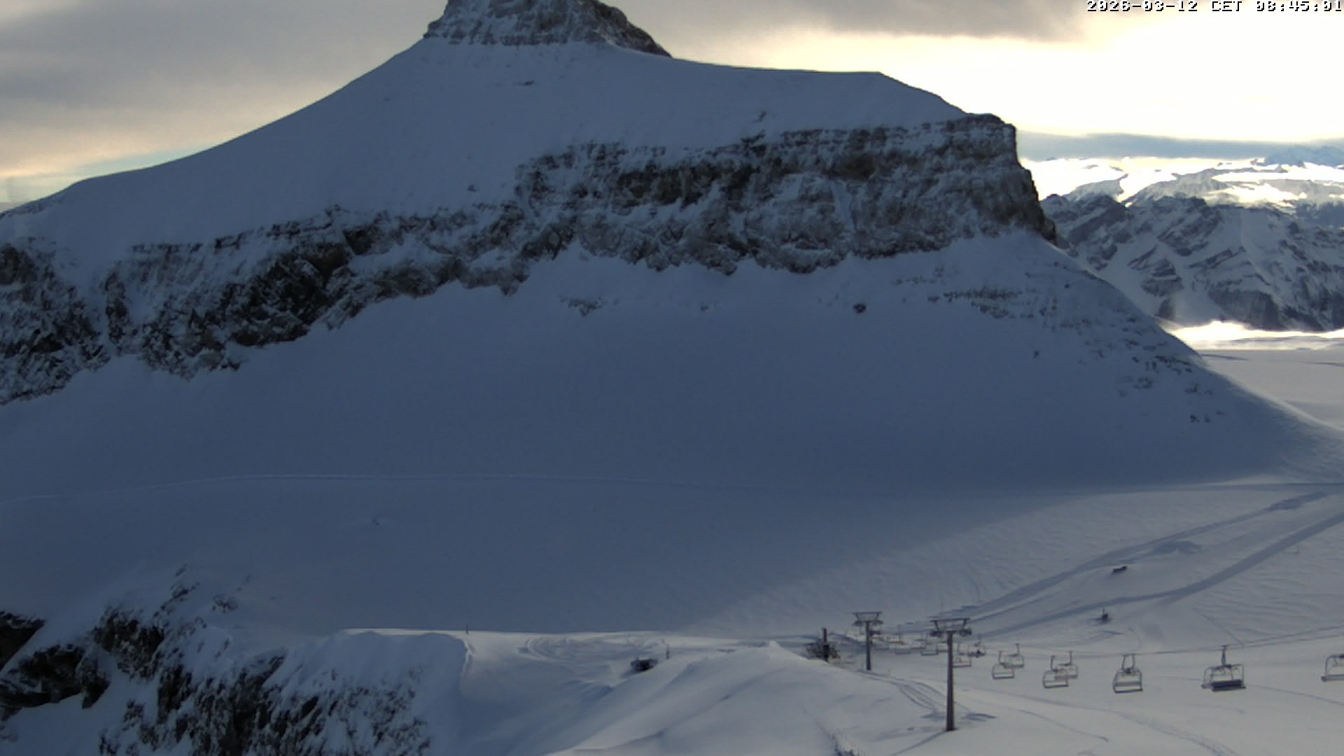 Archiv Foto Webcam Glacier 3000: Scex Rouge Alpine Coaster