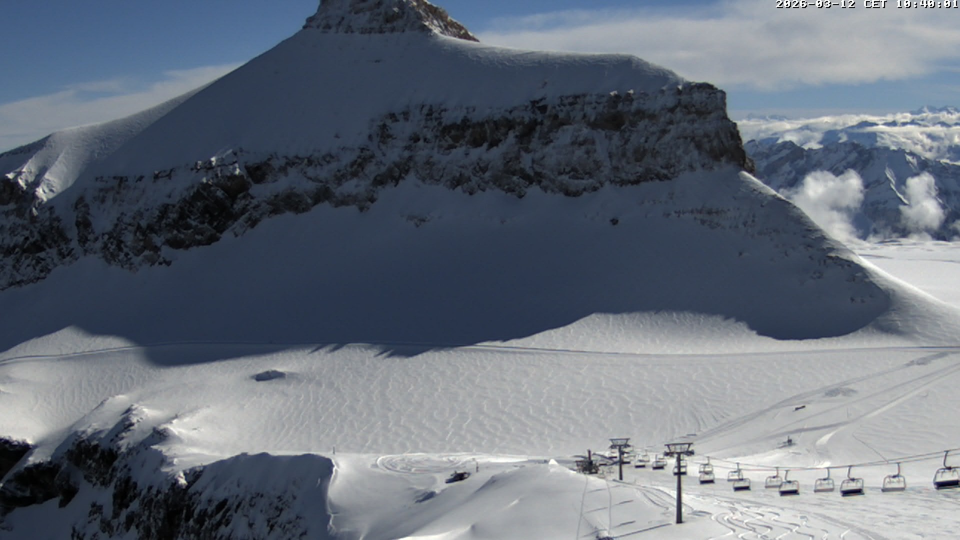 Archiv Foto Webcam Glacier 3000: Scex Rouge Alpine Coaster