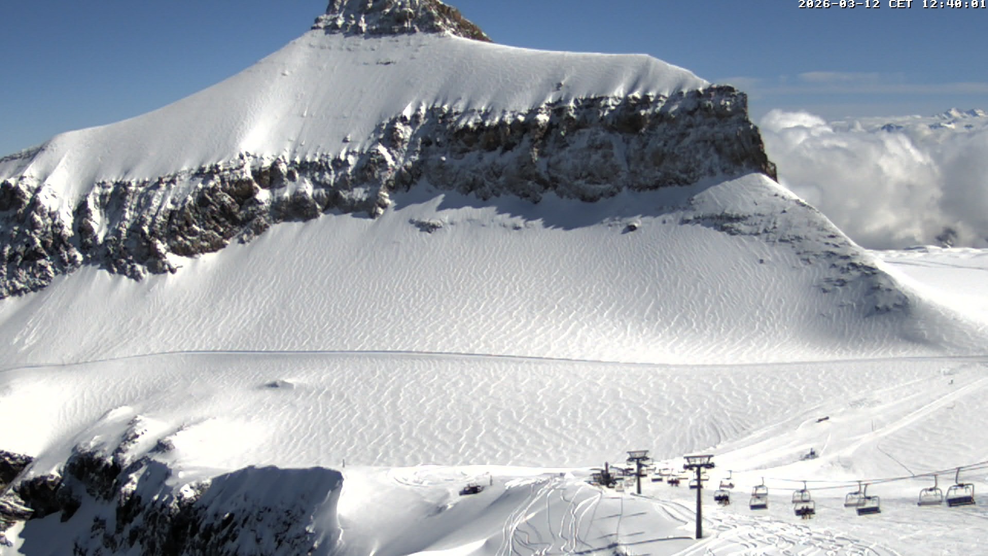 Archiv Foto Webcam Glacier 3000: Scex Rouge Alpine Coaster