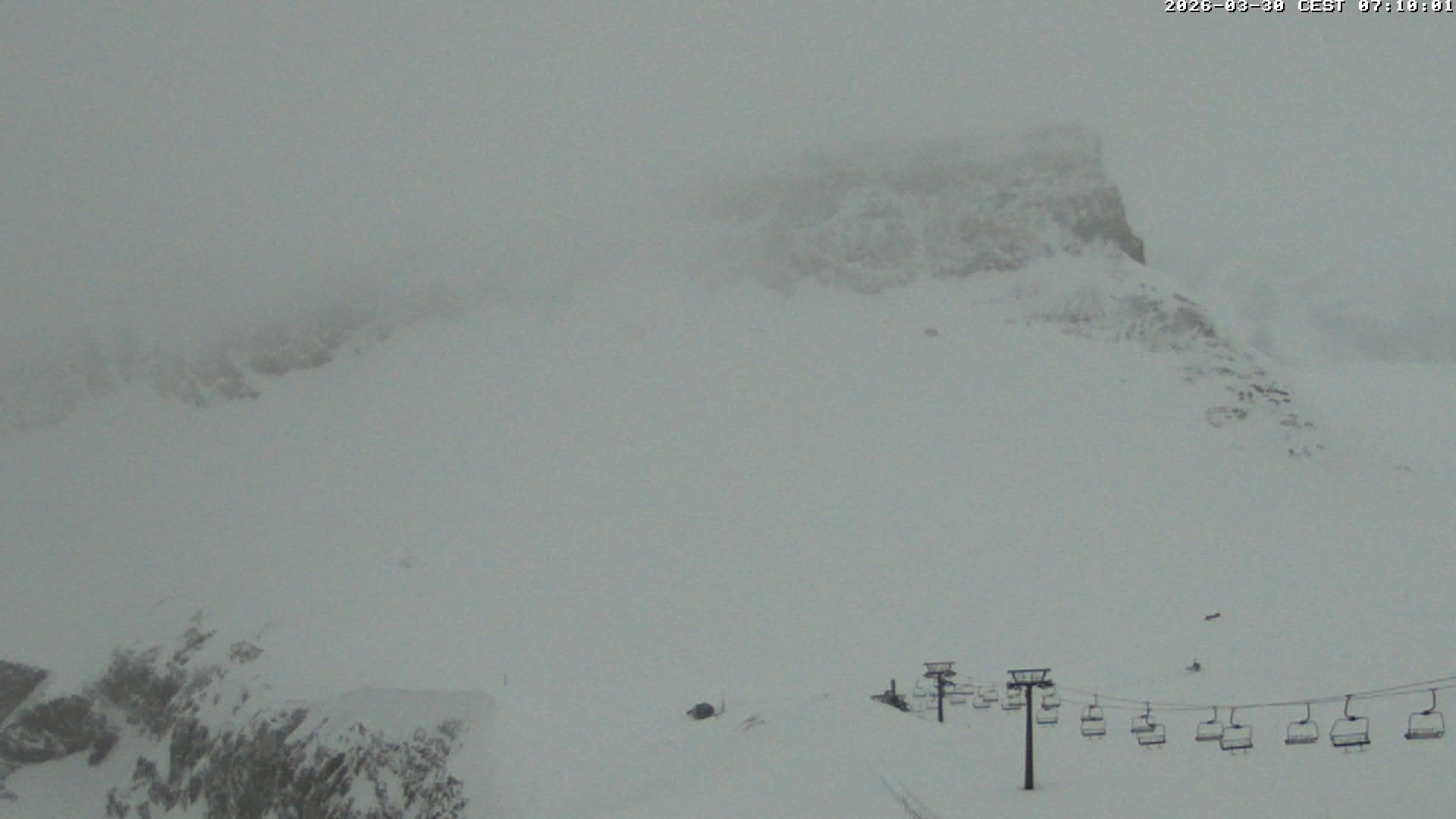 Archiv Foto Webcam Glacier 3000: Scex Rouge Alpine Coaster