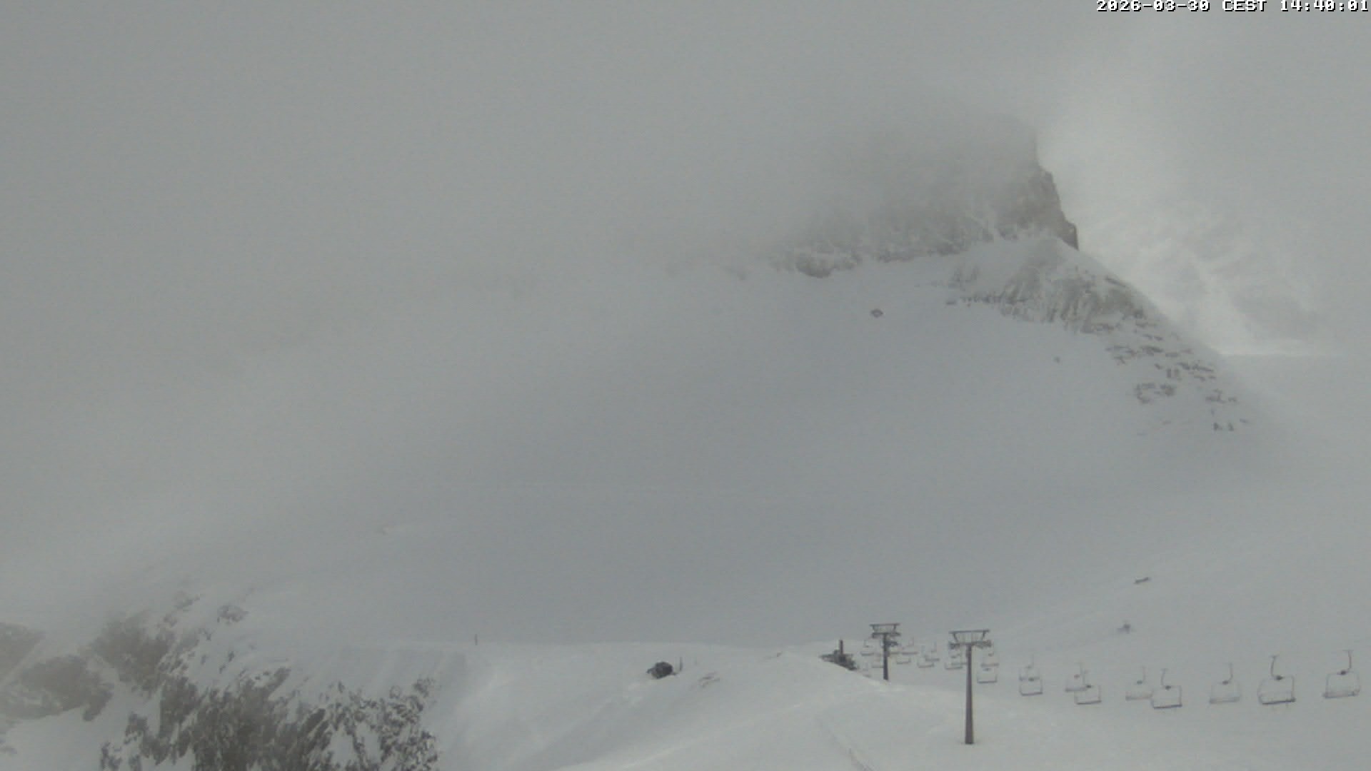 Archiv Foto Webcam Glacier 3000: Scex Rouge Alpine Coaster