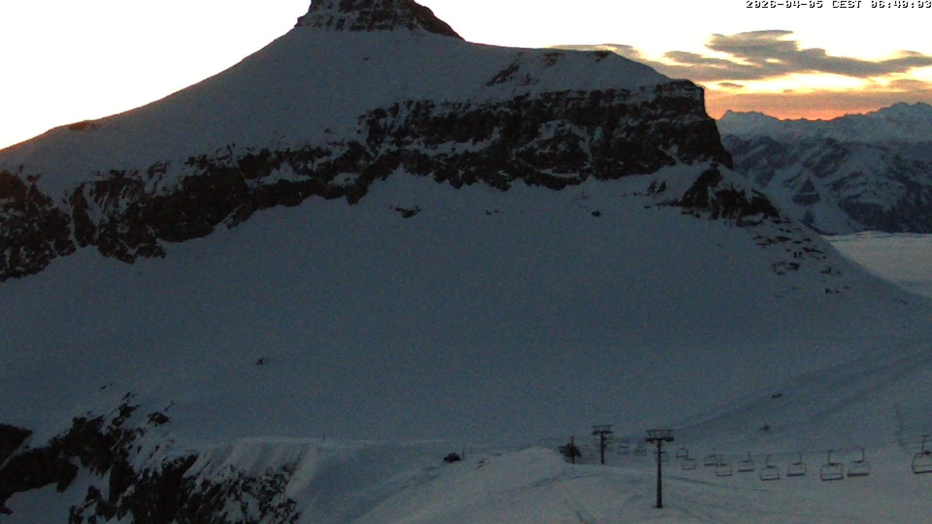 Archiv Foto Webcam Glacier 3000: Scex Rouge Alpine Coaster