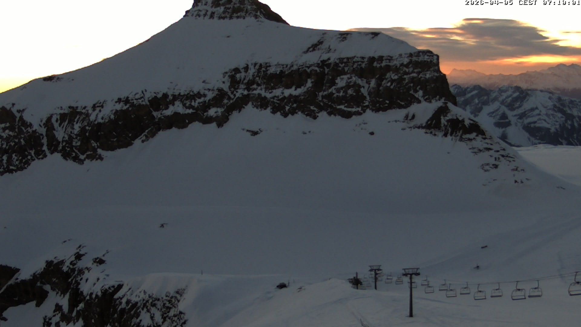Archiv Foto Webcam Glacier 3000: Scex Rouge Alpine Coaster