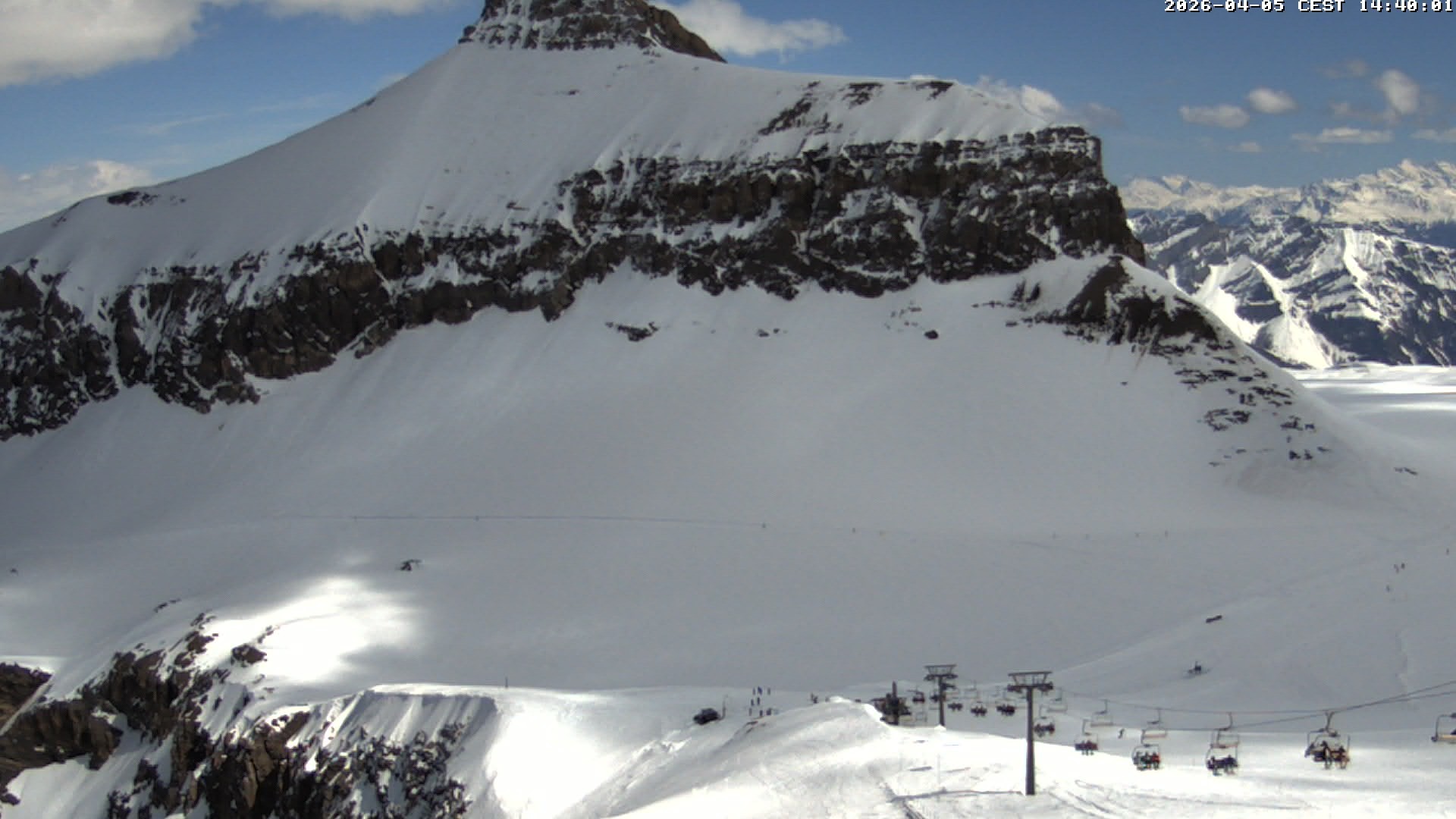 Archived image Webcam Alpin Coaster Scex Rouge at Glacier 3000