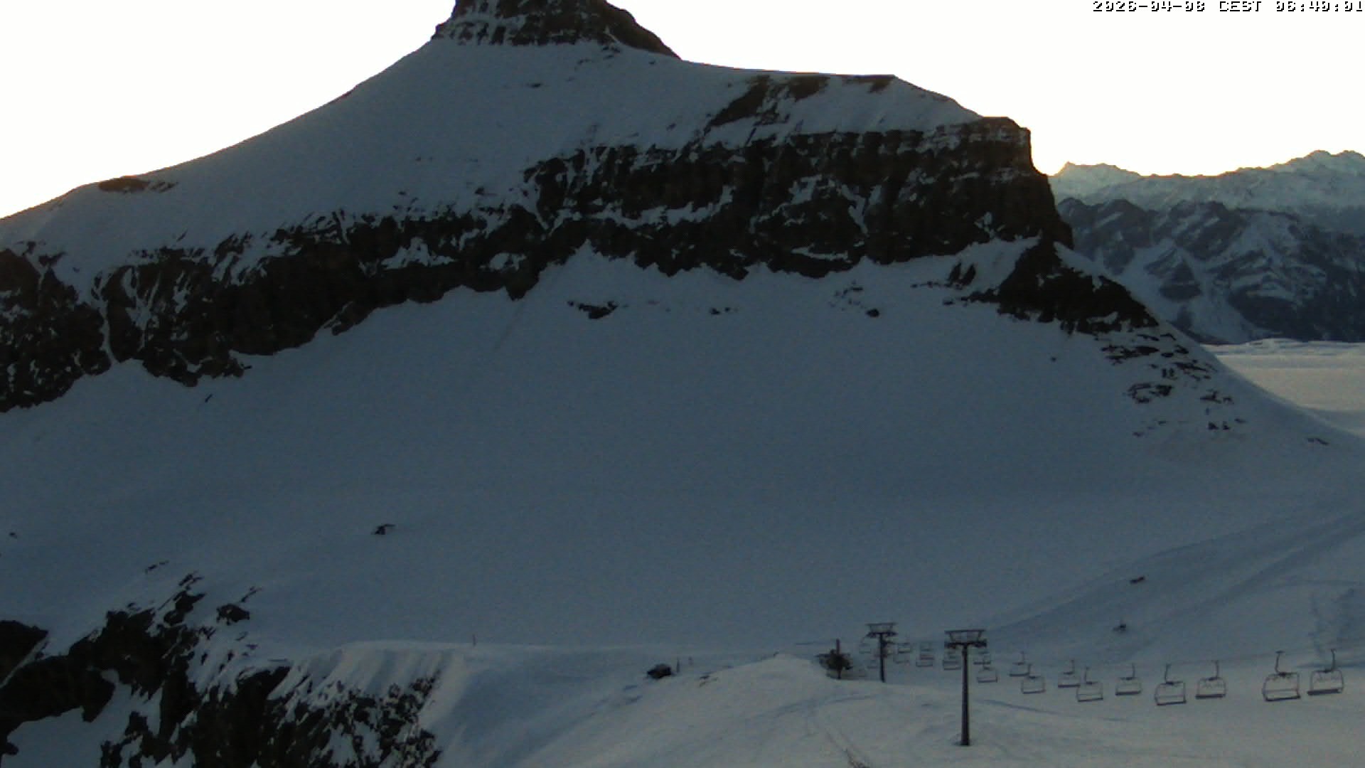Archived image Webcam Alpin Coaster Scex Rouge at Glacier 3000