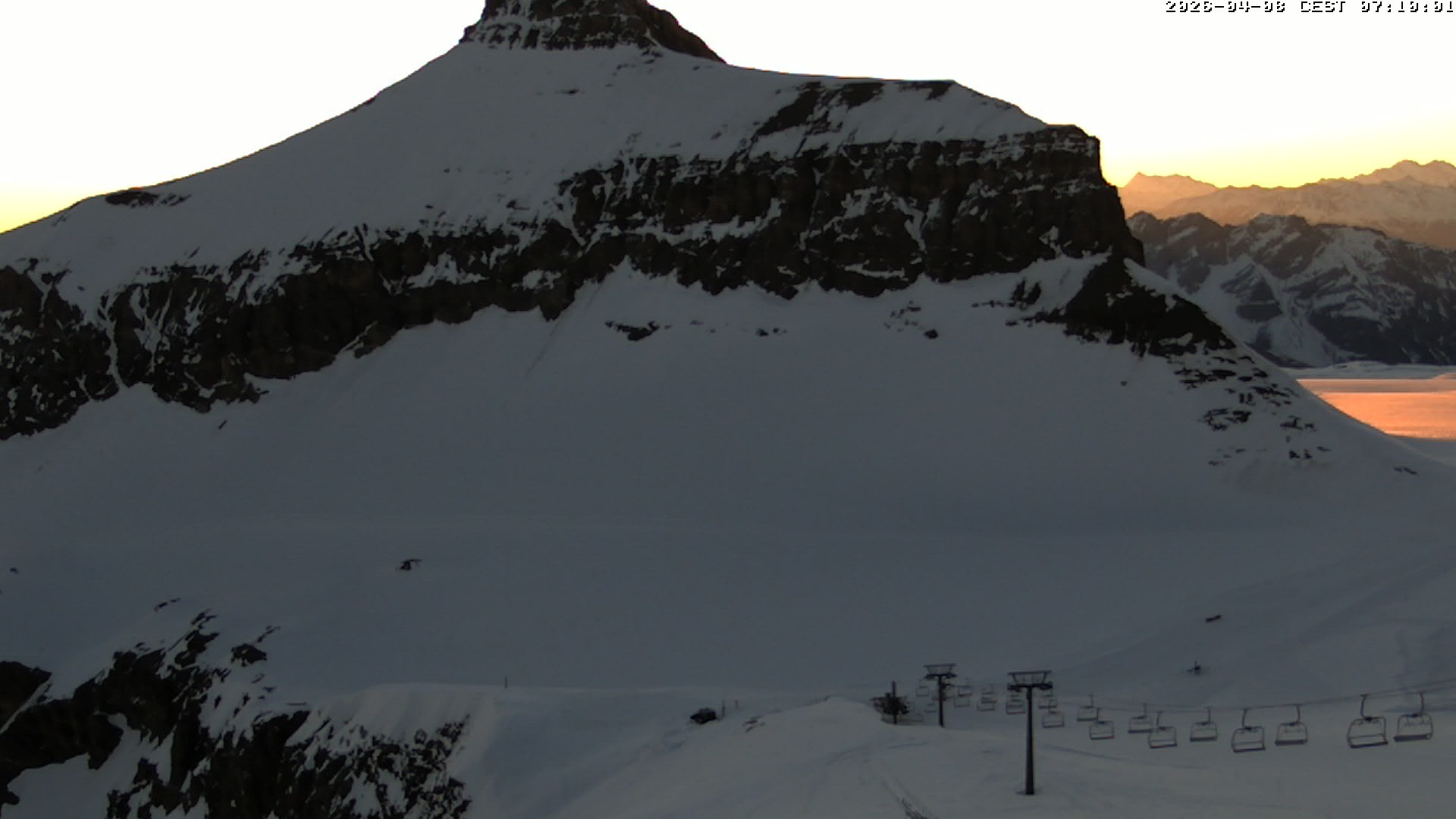 Archived image Webcam Alpin Coaster Scex Rouge at Glacier 3000