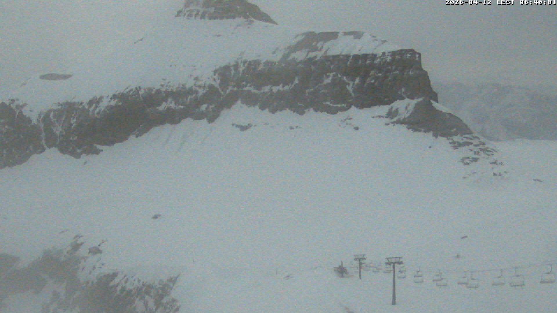 Archived image Webcam Alpin Coaster Scex Rouge at Glacier 3000