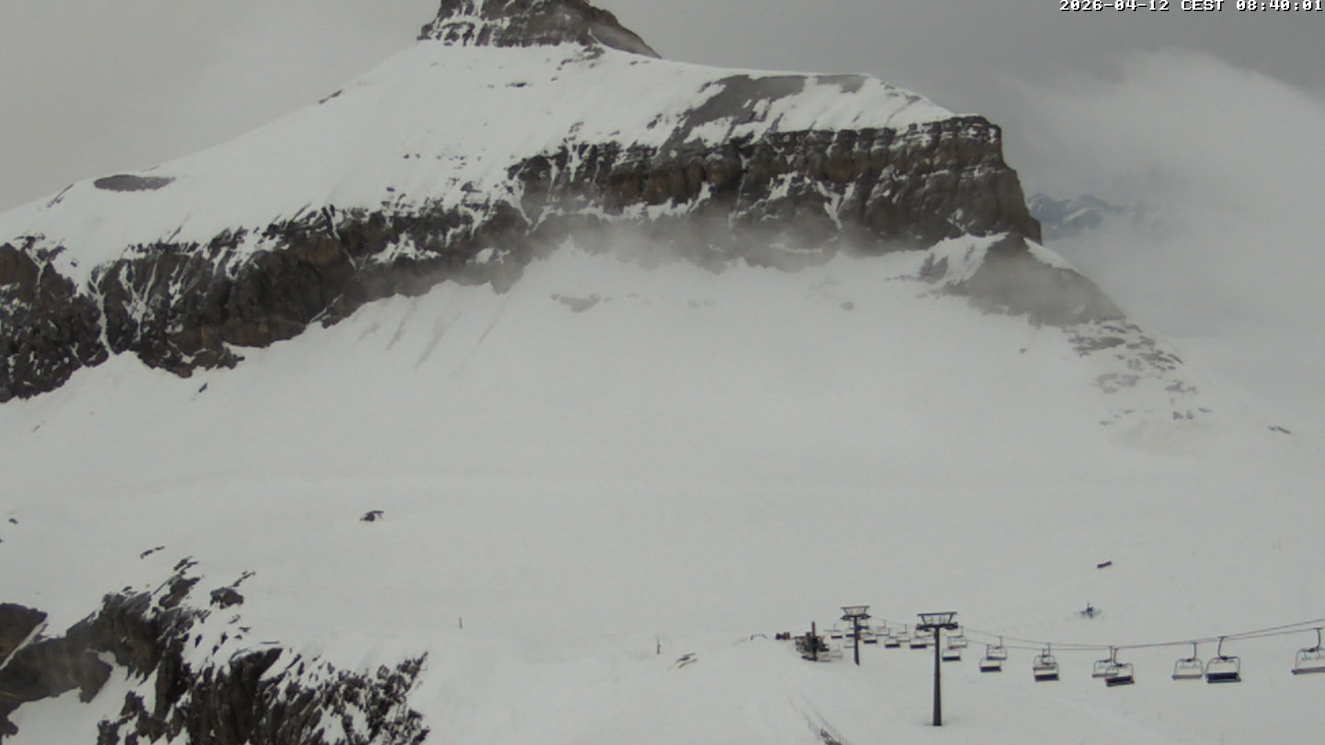 Archived image Webcam Alpin Coaster Scex Rouge at Glacier 3000