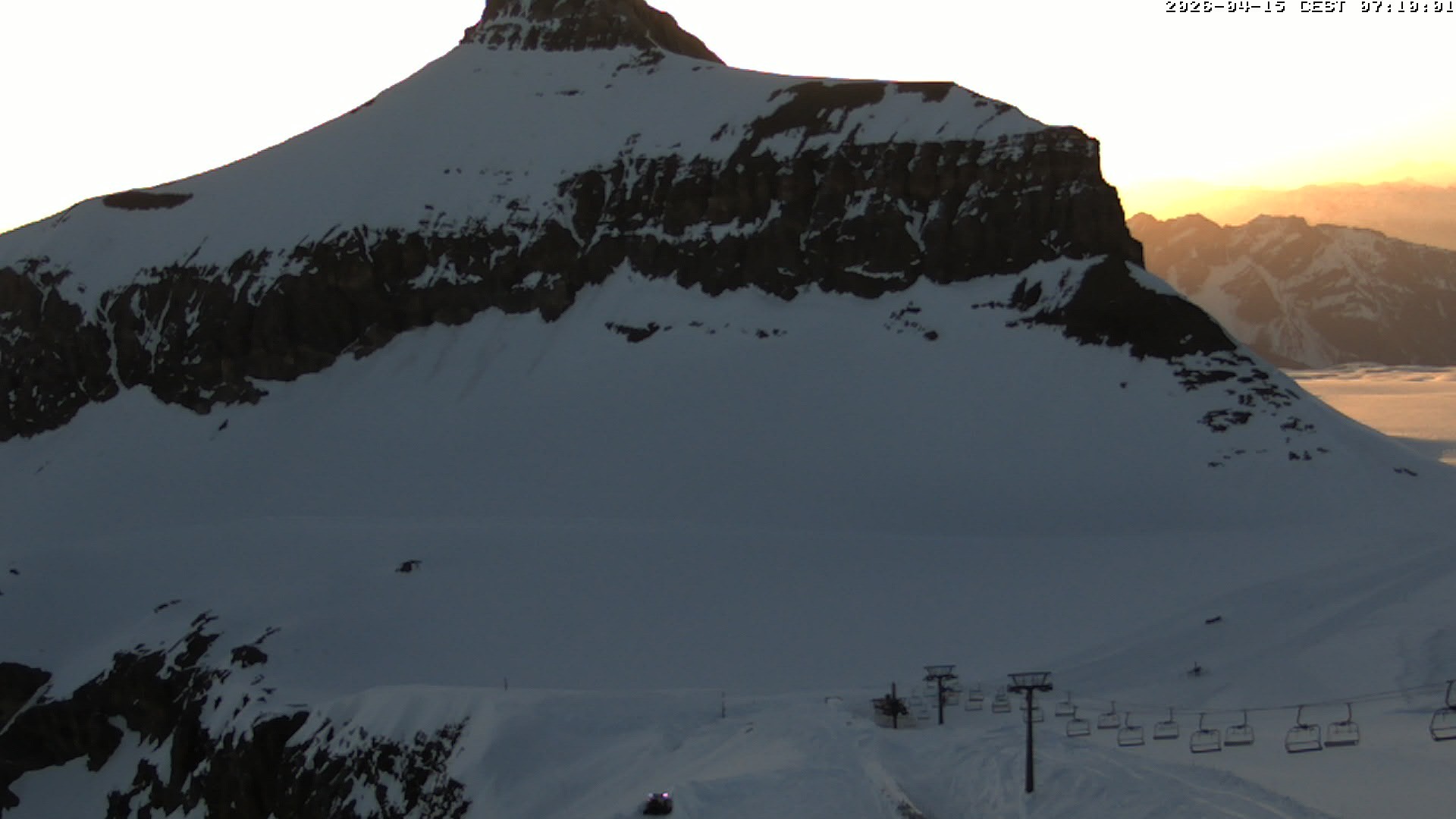 Archiv Foto Webcam Glacier 3000: Scex Rouge Alpine Coaster