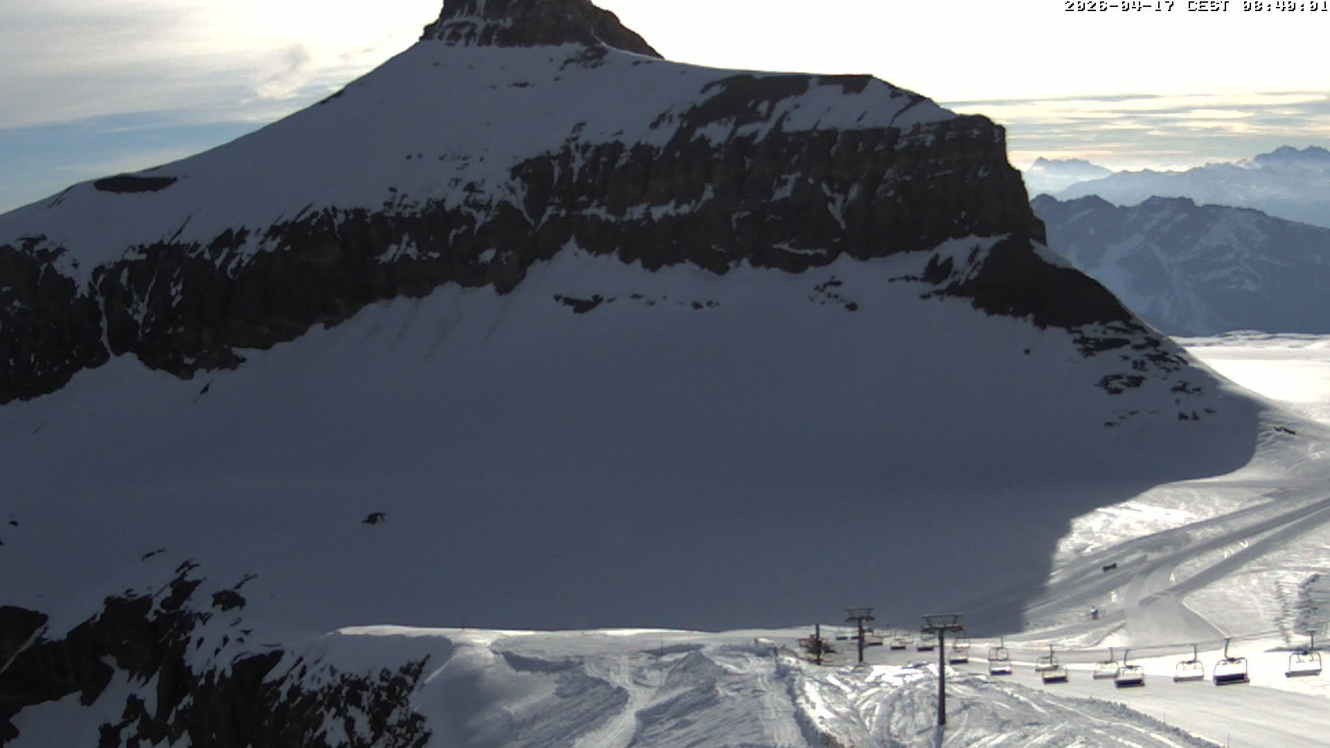 Archiv Foto Webcam Glacier 3000: Scex Rouge Alpine Coaster