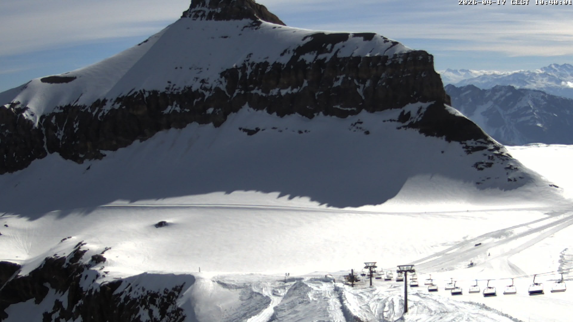 Archiv Foto Webcam Glacier 3000: Scex Rouge Alpine Coaster