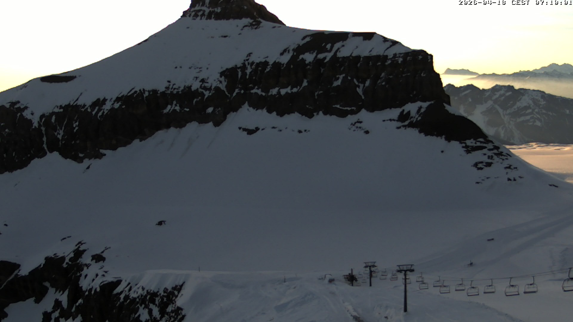 Archiv Foto Webcam Glacier 3000: Scex Rouge Alpine Coaster