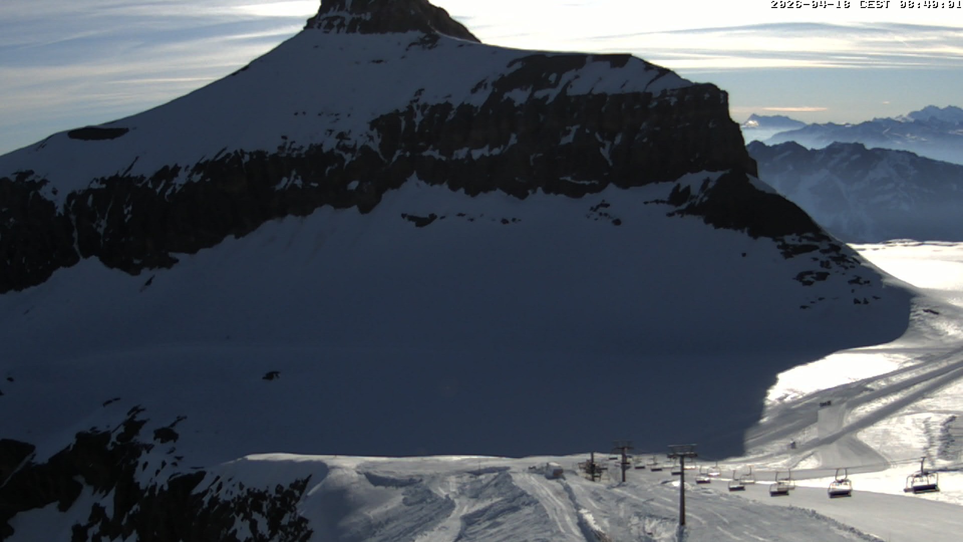 Archiv Foto Webcam Glacier 3000: Scex Rouge Alpine Coaster