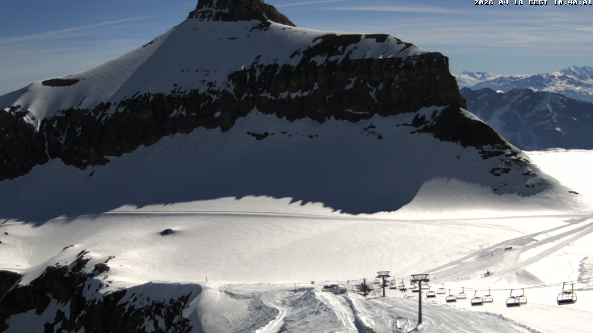Archiv Foto Webcam Glacier 3000: Scex Rouge Alpine Coaster