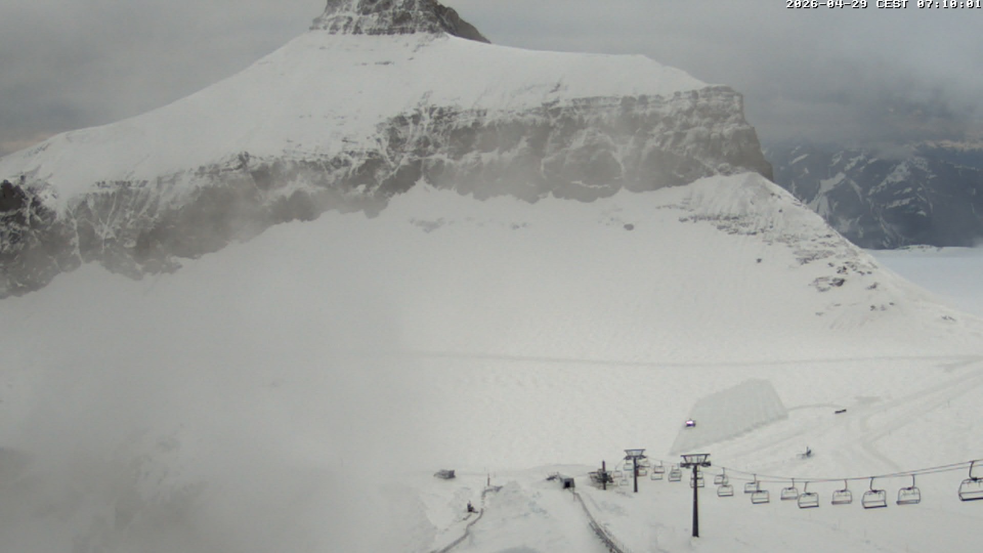 Archiv Foto Webcam Glacier 3000: Scex Rouge Alpine Coaster