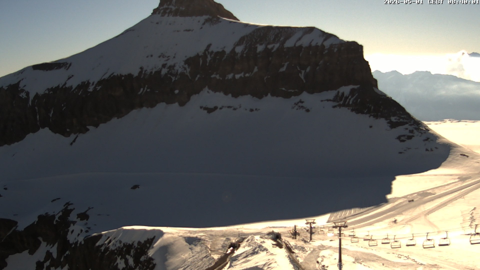 Archiv Foto Webcam Glacier 3000: Scex Rouge Alpine Coaster