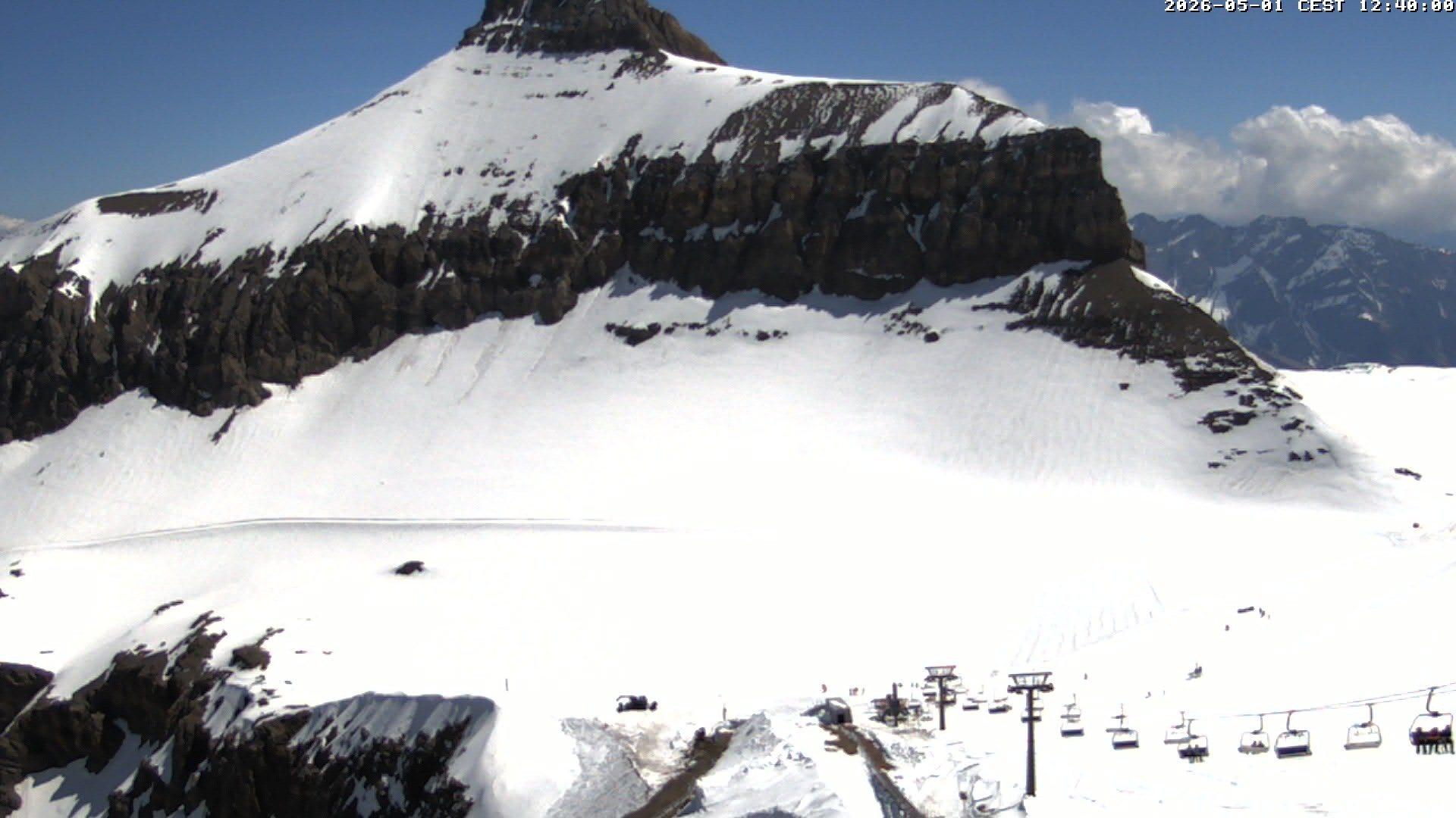 Archiv Foto Webcam Glacier 3000: Scex Rouge Alpine Coaster