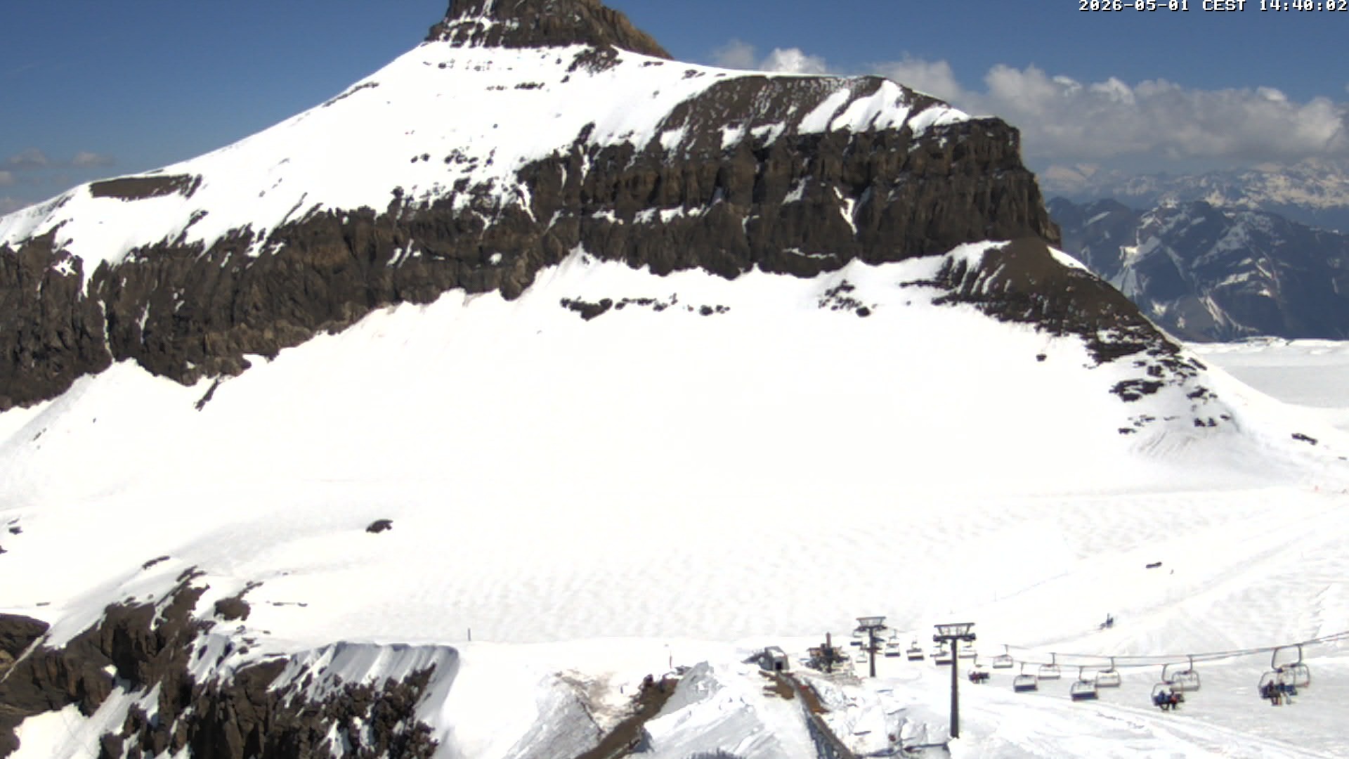 Archiv Foto Webcam Glacier 3000: Scex Rouge Alpine Coaster